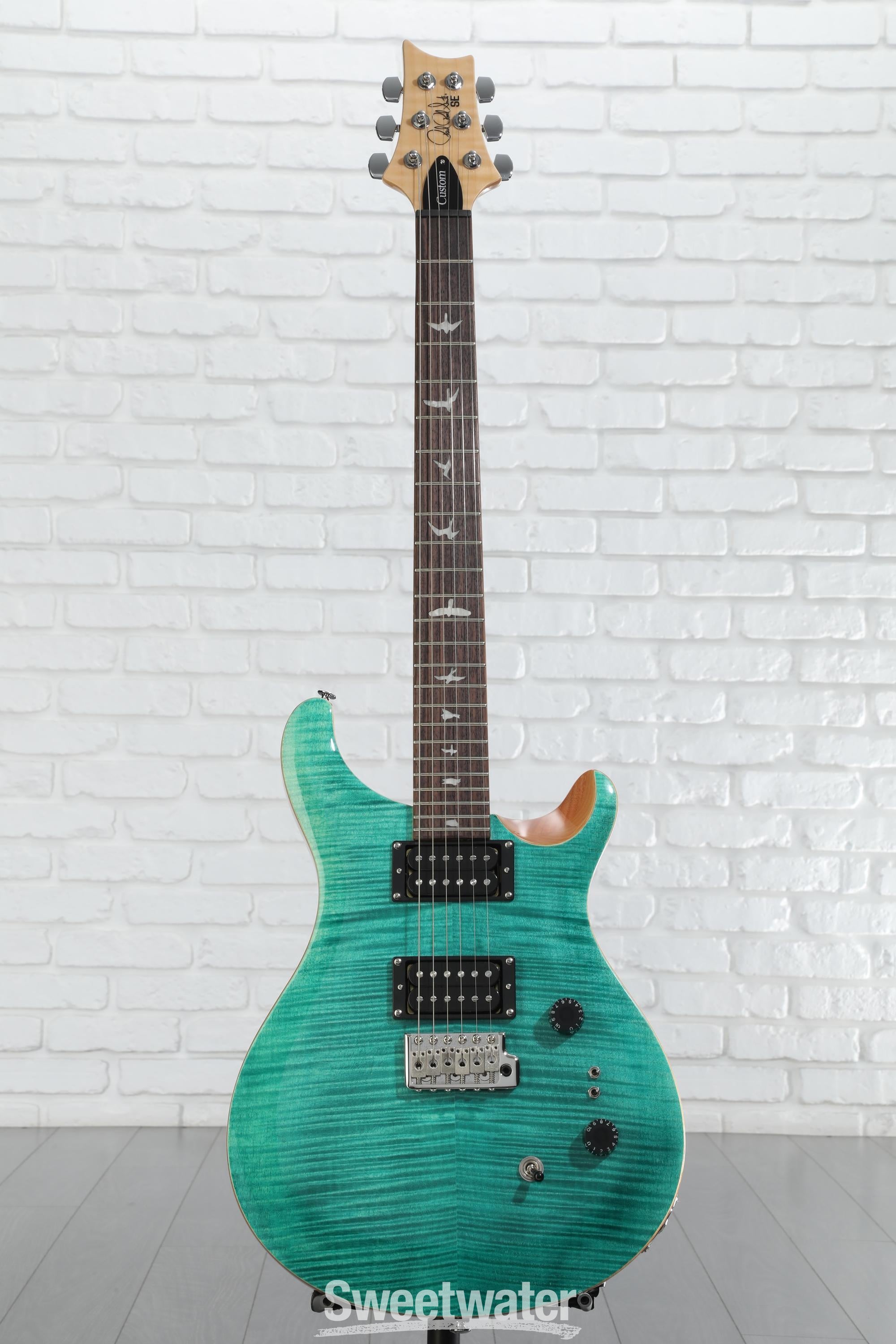 PRS SE Custom 24-08 Electric Guitar - Turquoise | Sweetwater