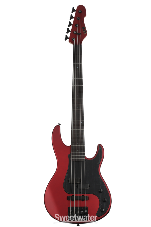 ESP LTD AP-5 Bass Guitar - Candy Apple Red