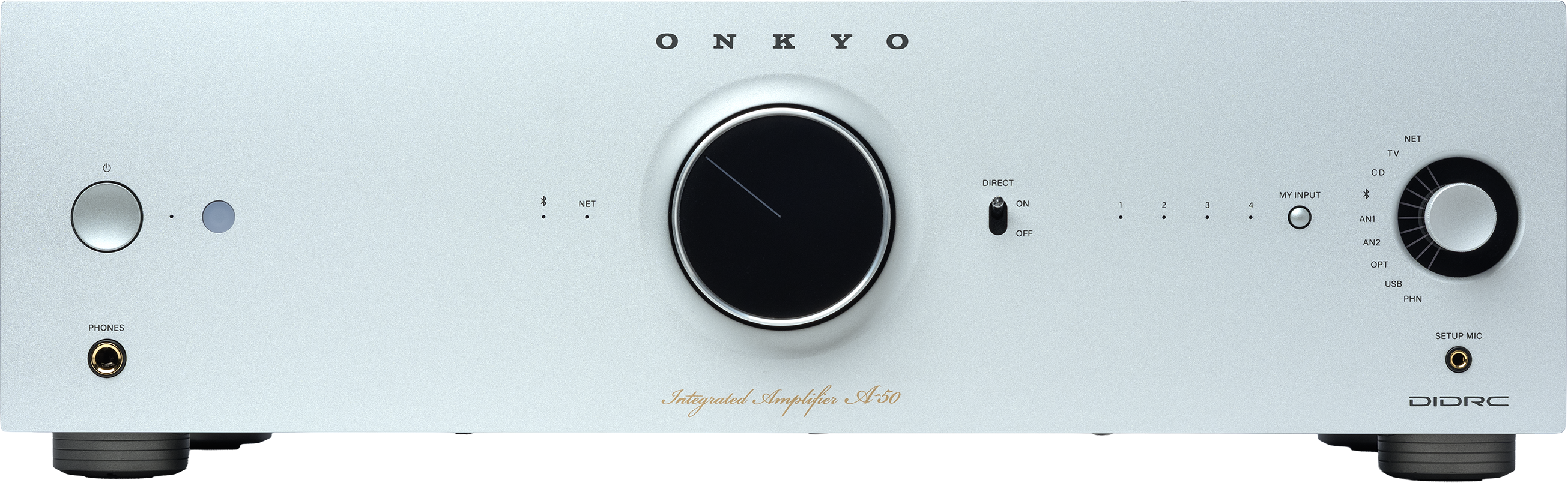 Onkyo Icon Series A-50 Network Integrated Amplifier - Silver