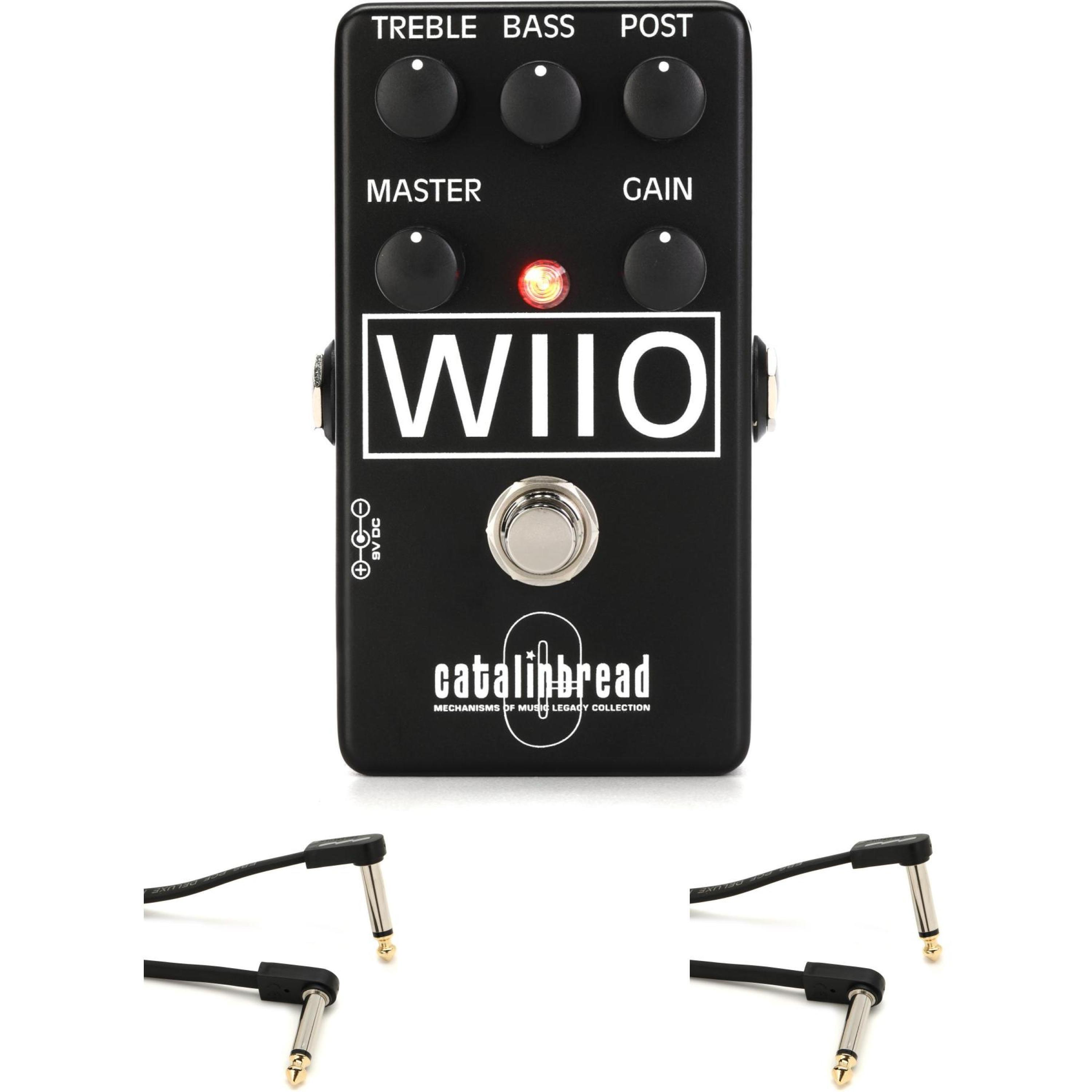 Catalinbread WIIO Overdrive Reissue Pedal with EBS Patch Cables