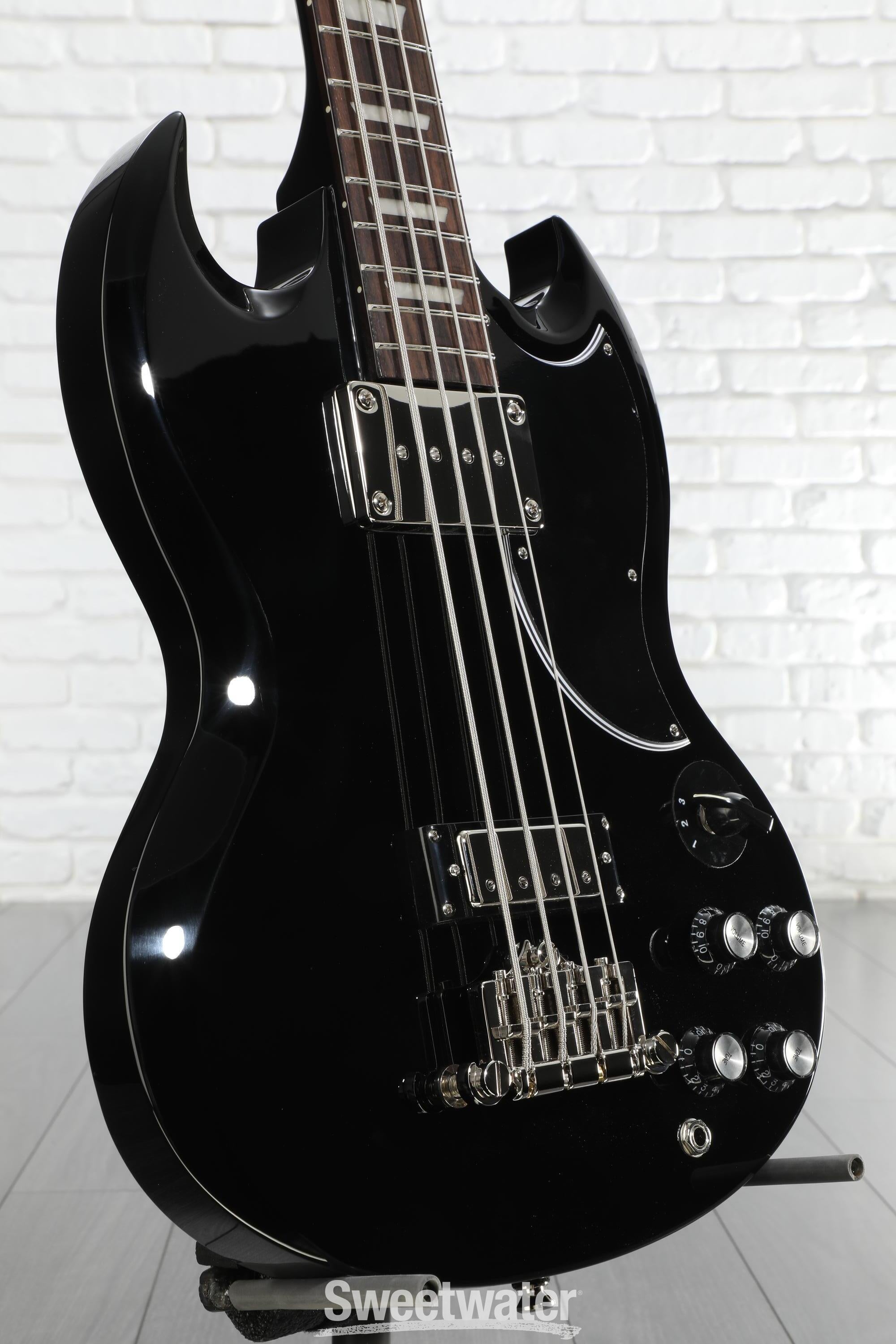 Epiphone EB-3 Bass Guitar - Ebony | Sweetwater