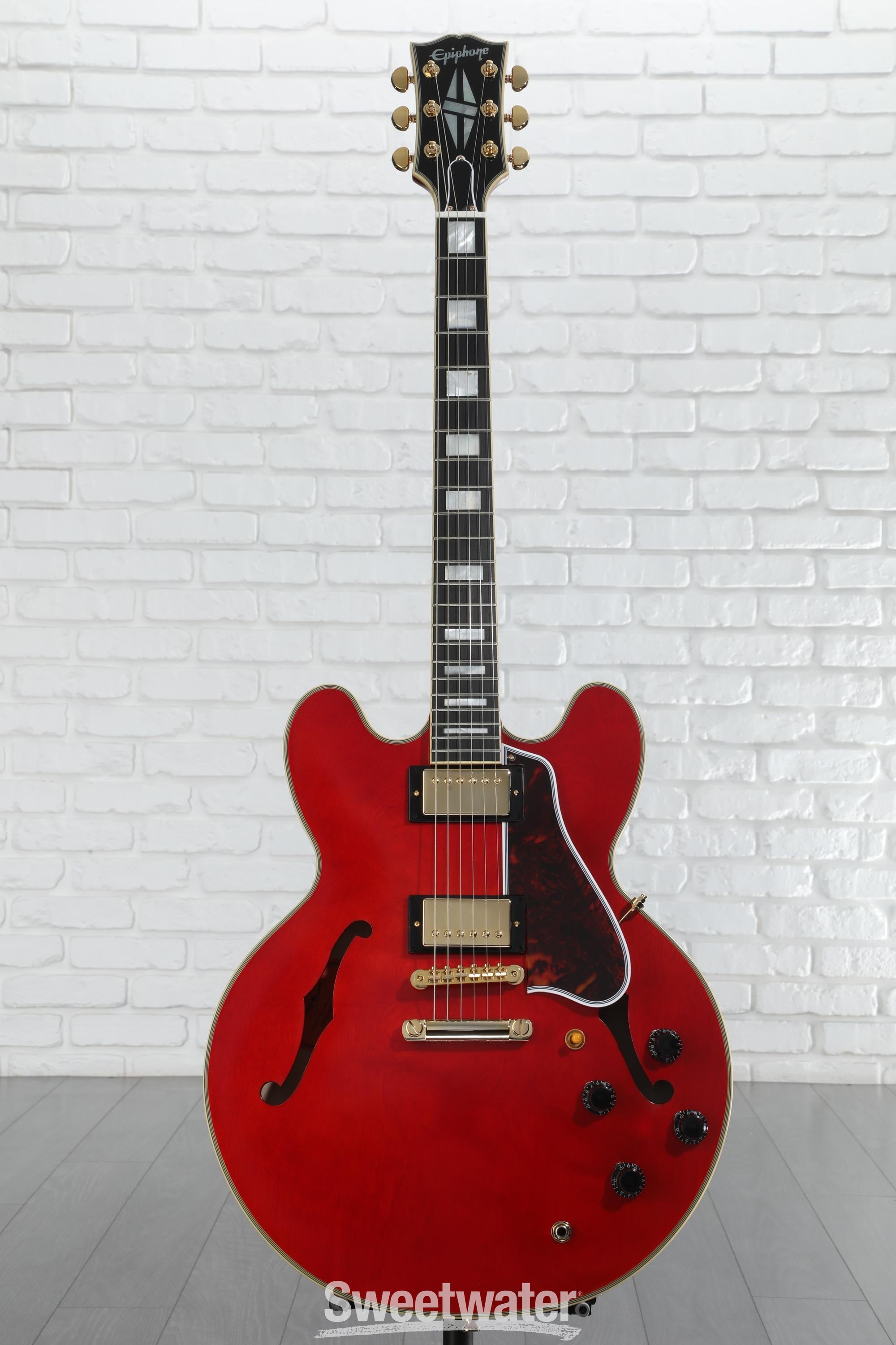 ギター Epiphone 1959 ES-355 Cherry Red Epiphone 1959 ES-355 Electric Guitar - Cherry Red – Walt