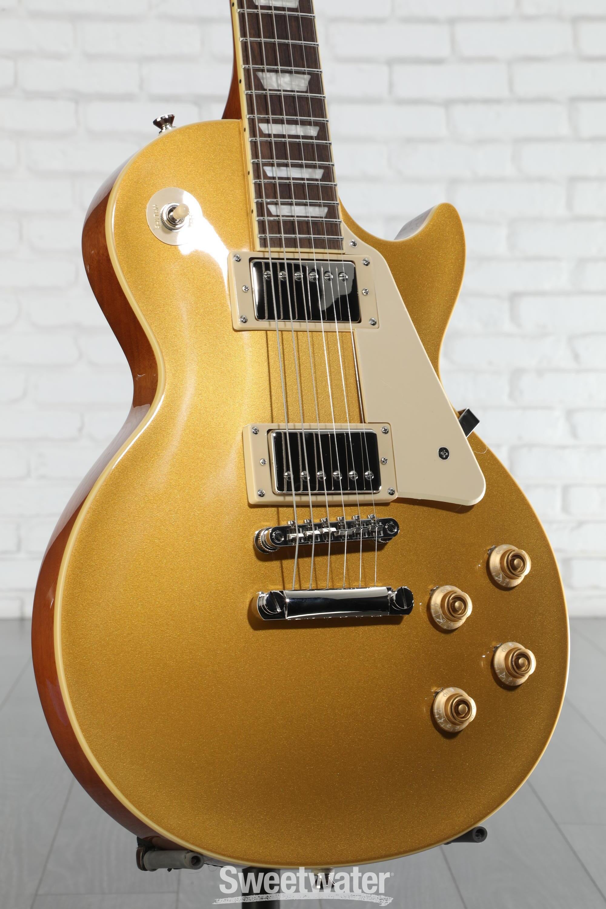 ソフトケース付 EPIPHONE les paul standard gold Epiphone Les Paul Standard '50s Electric Guitar - Metallic