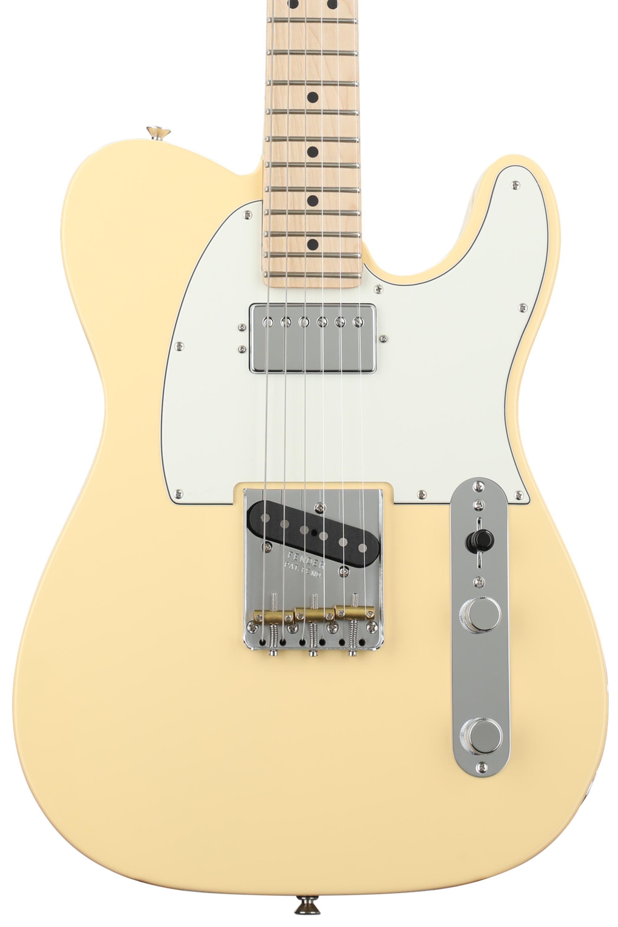 Fender American Performer Telecaster Hum - Vintage White with Maple Fingerboard