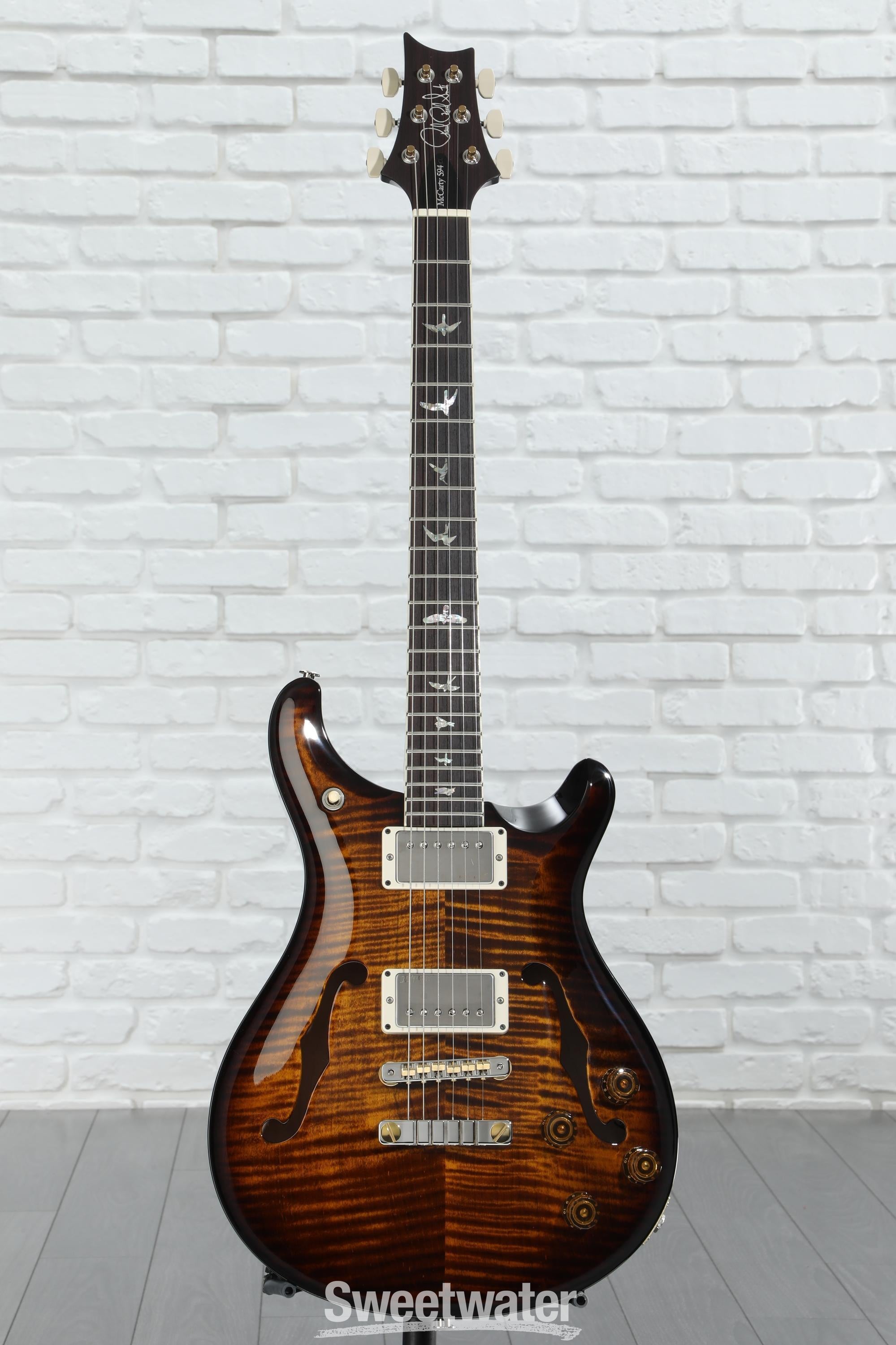 PRS McCarty 594 Hollowbody II Electric Guitar - Black Gold