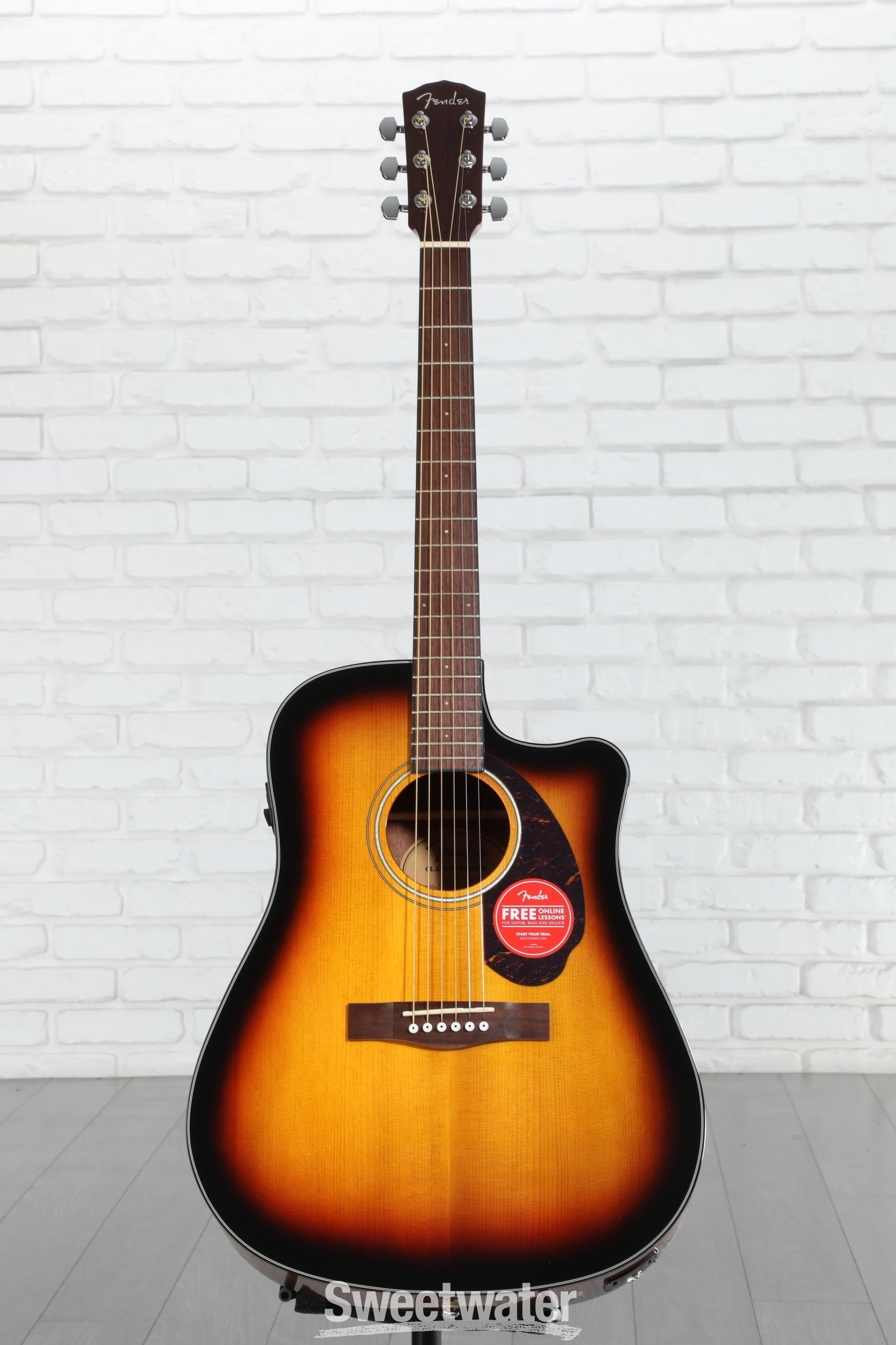 Fender CD-140SCE Dreadnought Acoustic-Electric Guitar - Sunburst