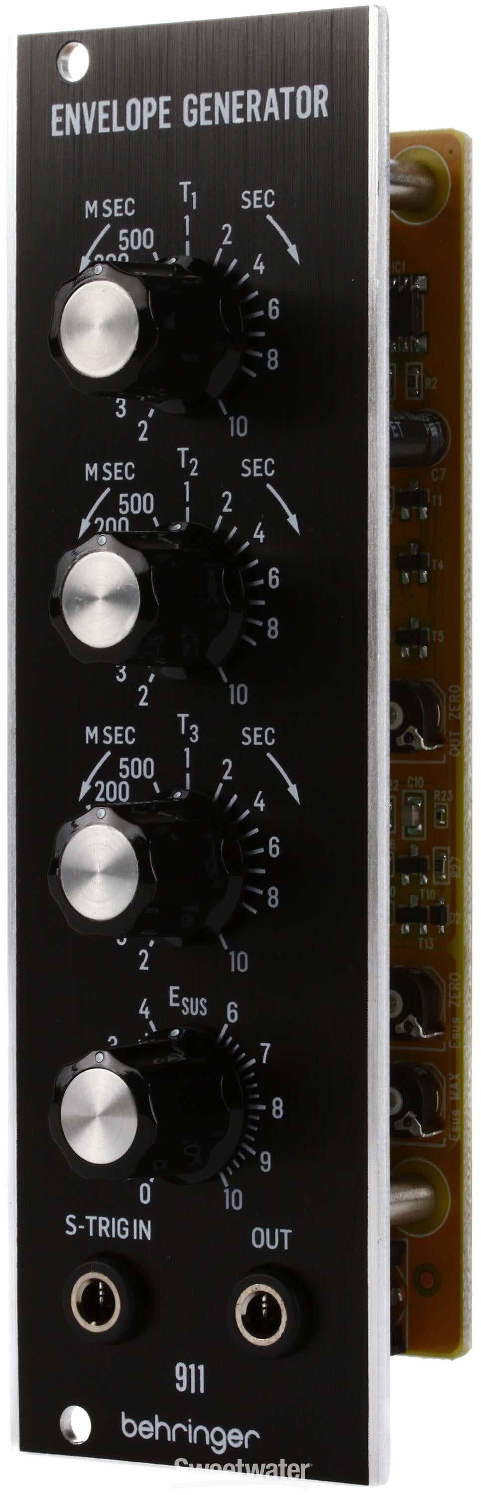 Behringer 911 Envelope Gen moog ユーロラック Behringer 911 Envelope Generator Eurorack Module Reviews | Sweetwater