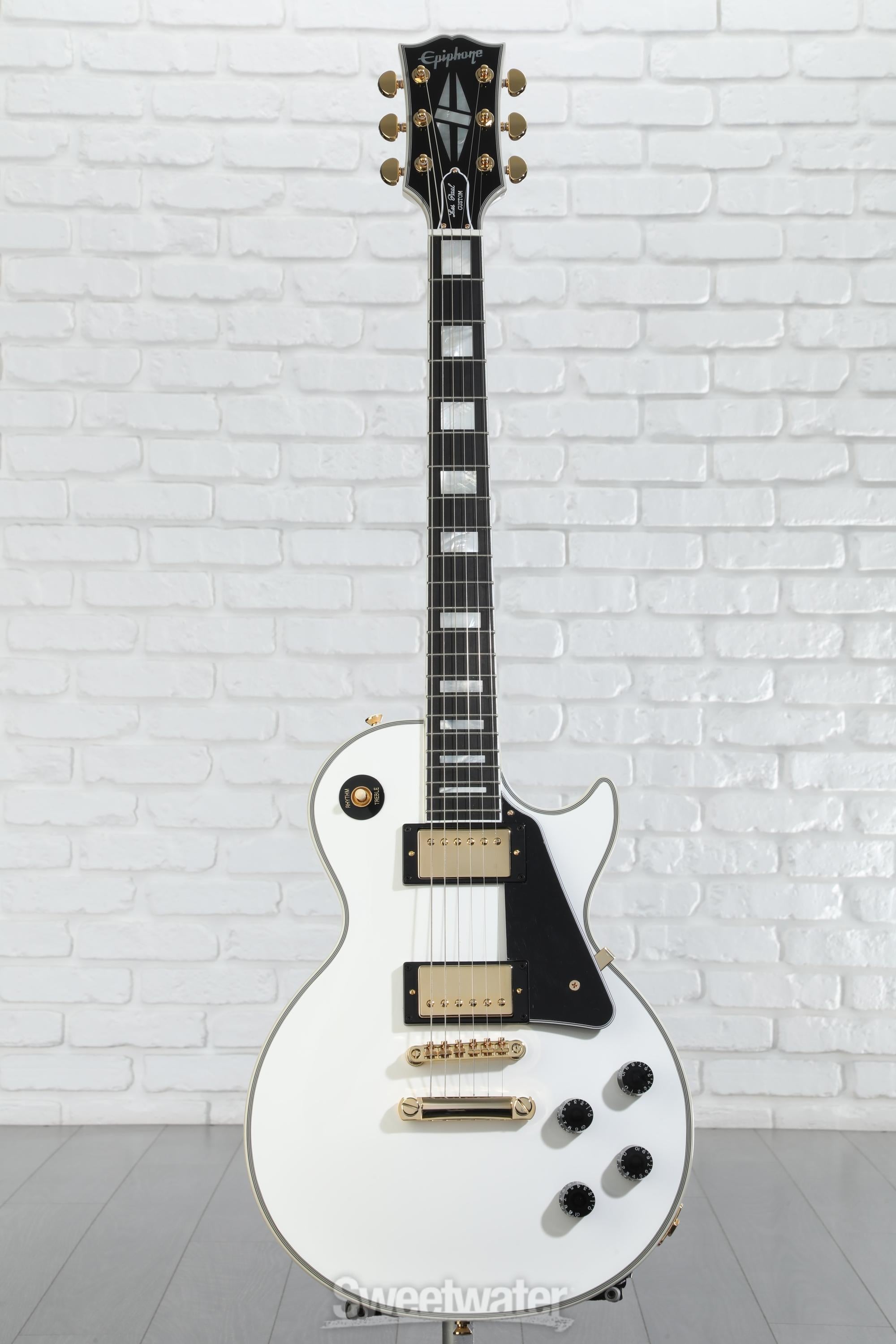 Epiphone Les Paul Custom Electric Guitar - Alpine White