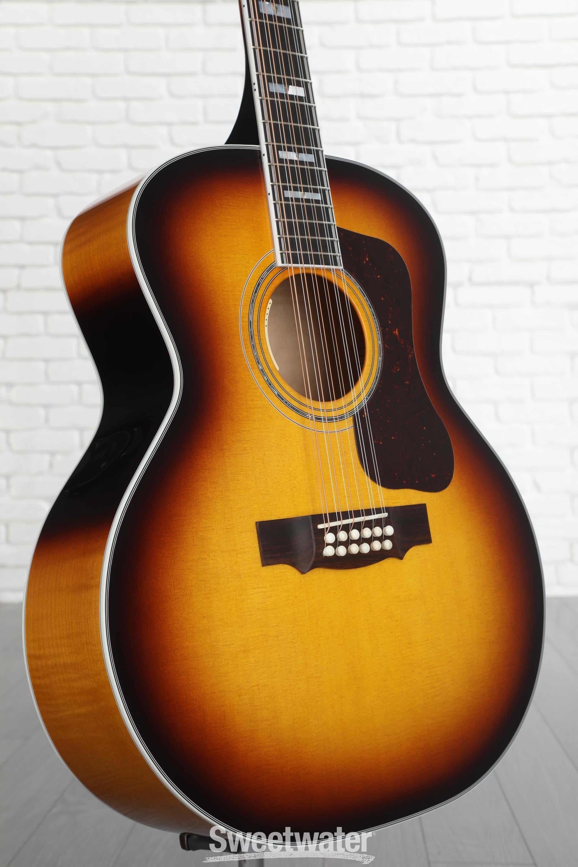 Guild F-512E Maple 12-string Acoustic-electric Guitar - Antique
