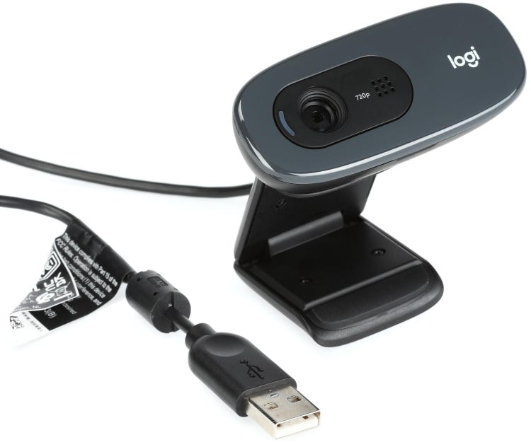 Logitech C270 Webcam Video Call Chat Conference Camera HD 720p