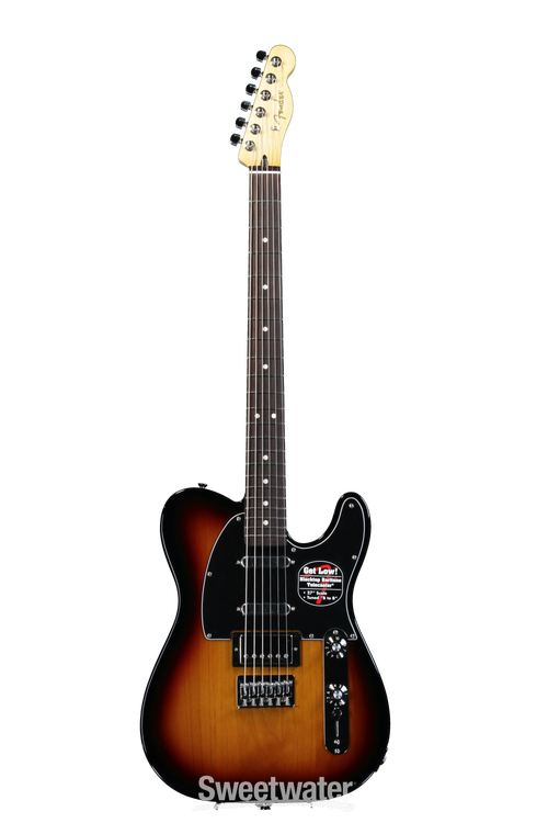 Fender Blacktop Tele Baritone - 3 color Sunburst | Sweetwater Fender Blacktop Tele Baritone - 3 color Sunburst | Sweetwater