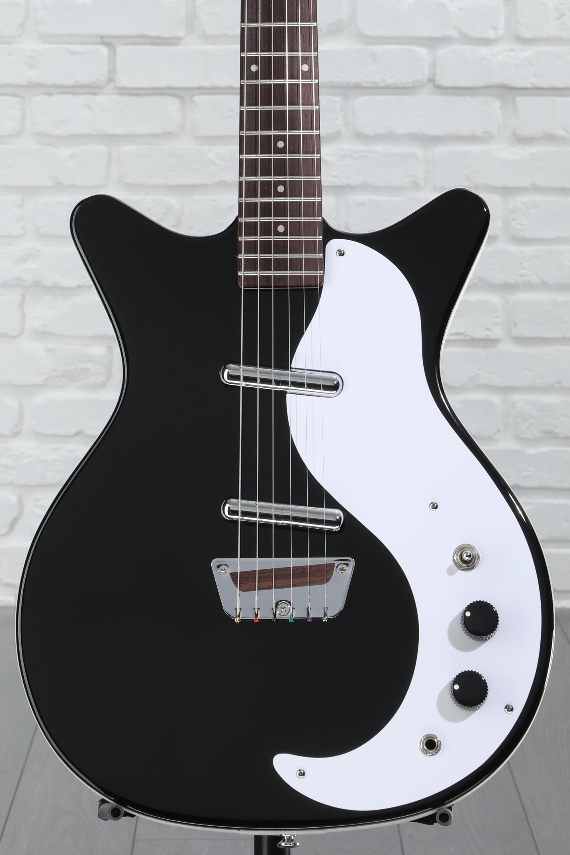 ギター danelectro 59DC Danelectro Stock '59 Electric Guitar - Black | Sweetwater