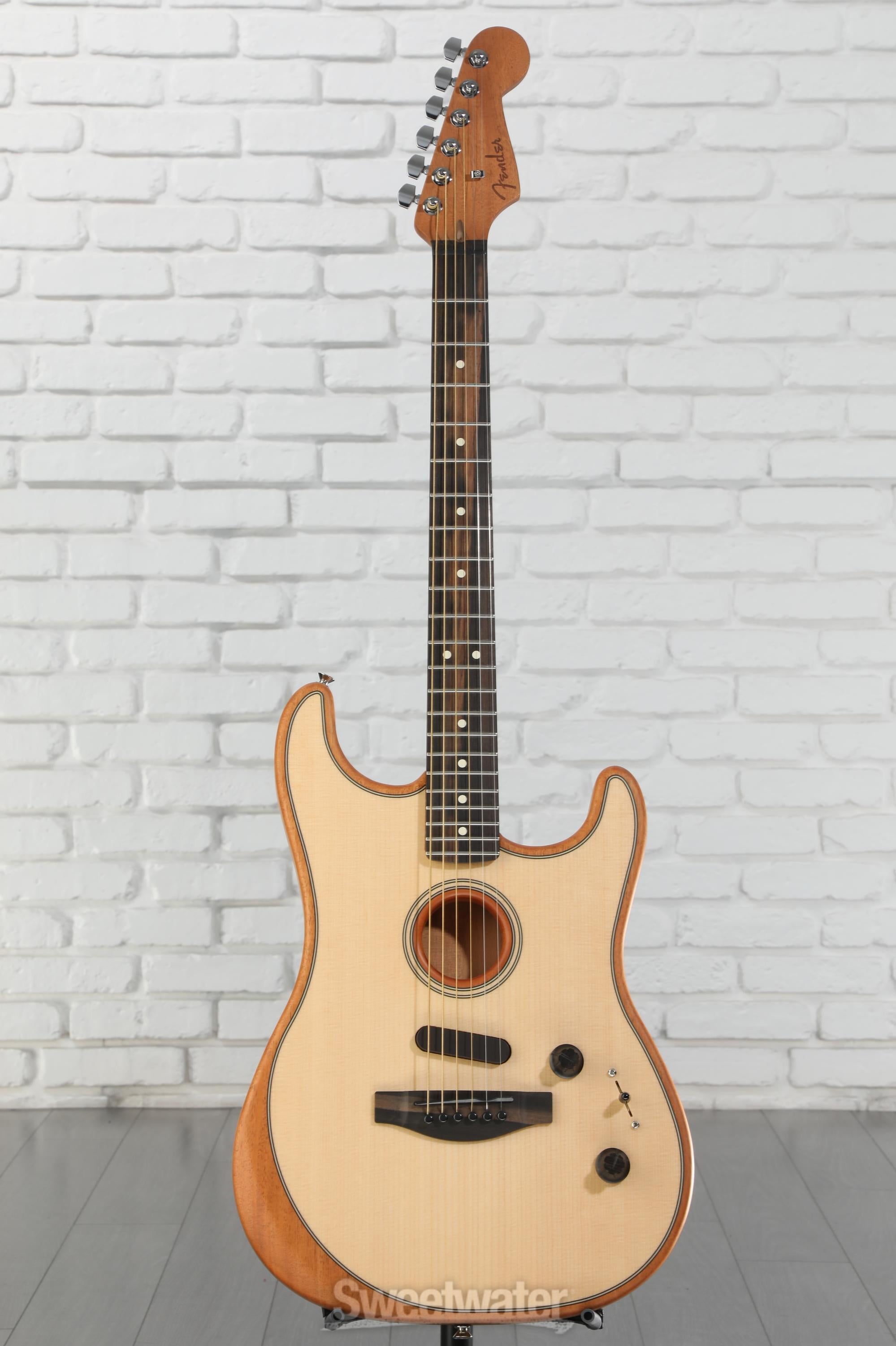 ギター Fender USA acoustasonic stratocaster Fender American Acoustasonic Stratocaster Acoustic-electric