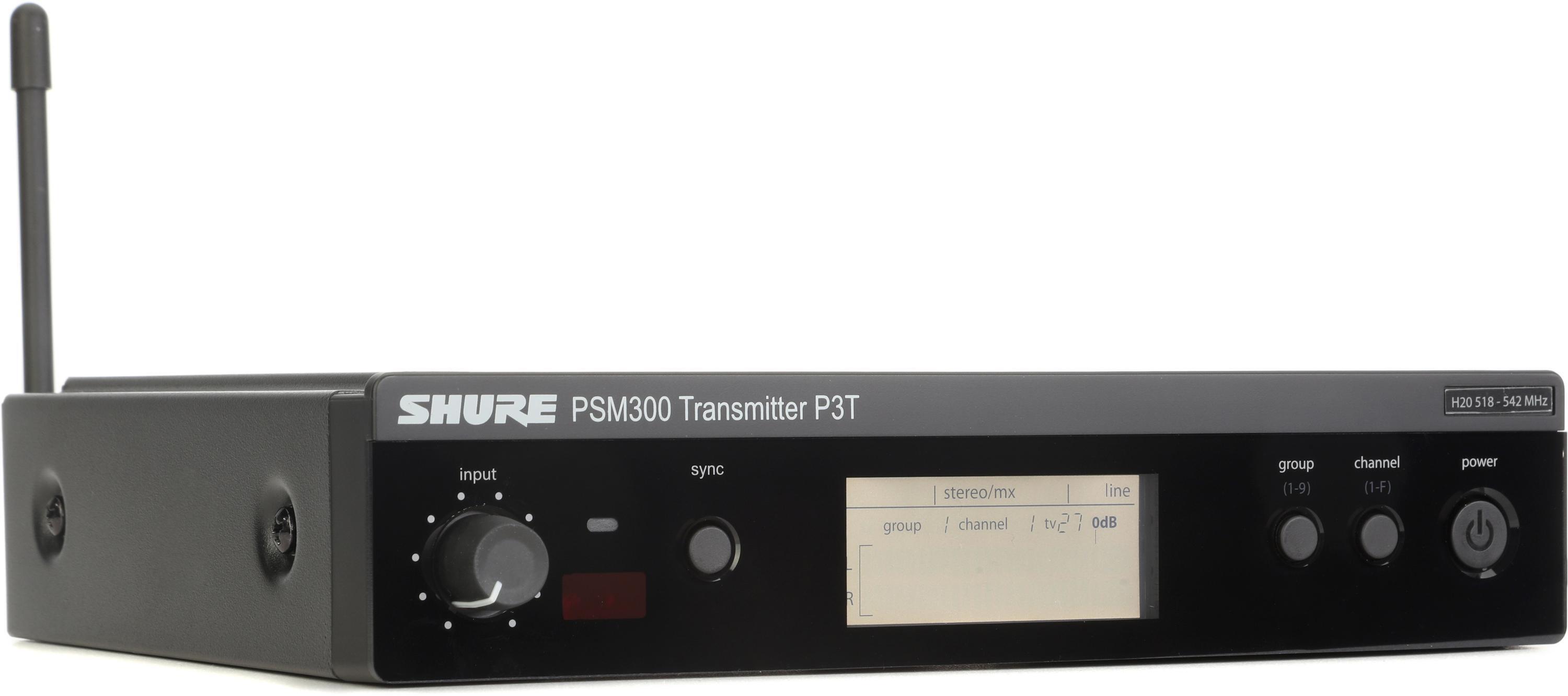 Shure P3R Wireless Bodypack Receiver - H20 Band | Sweetwater
