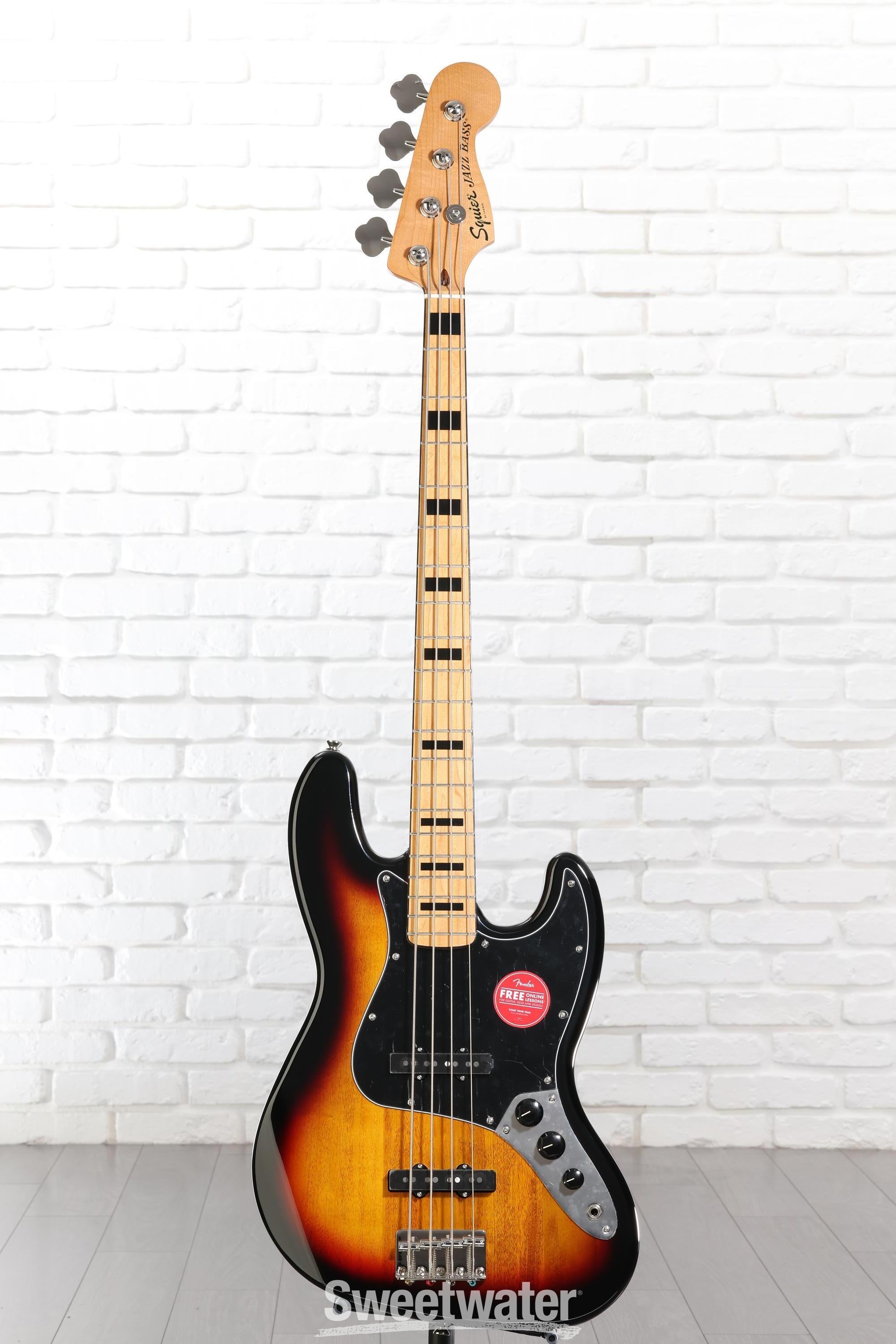 Squier Classic Vibe '70s Jazz Bass - 3-Tone Sunburst | Sweetwater