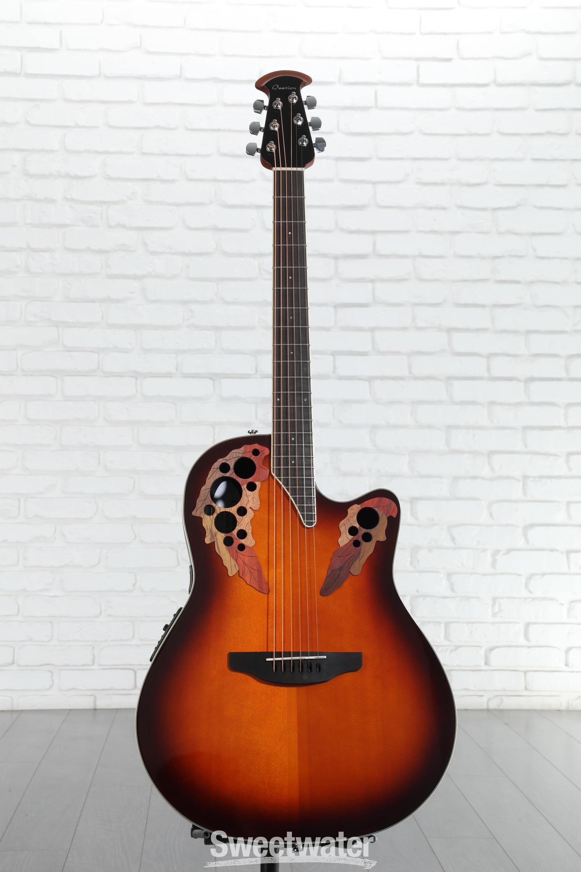 Ovation Elite Celebrity Super Shallow - Sunburst | Sweetwater