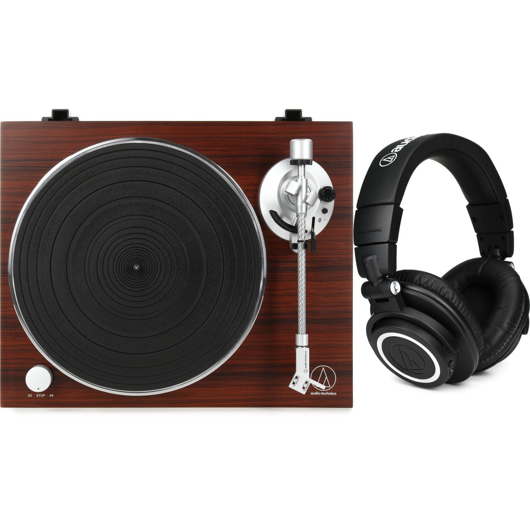 Audio technica best sale turntable headphones