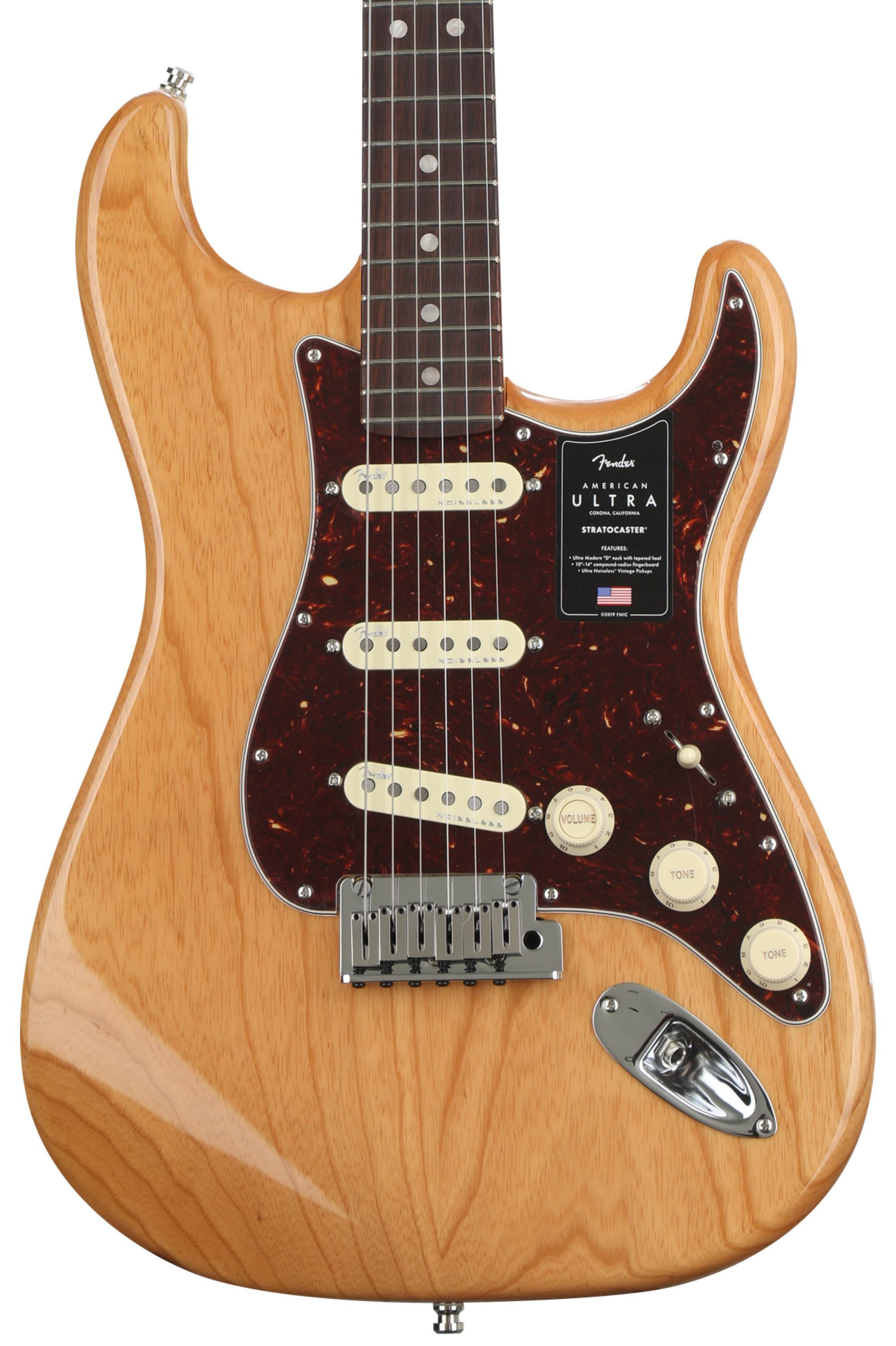 Fender American Ultra Stratocaster - Aged Natural with Rosewood