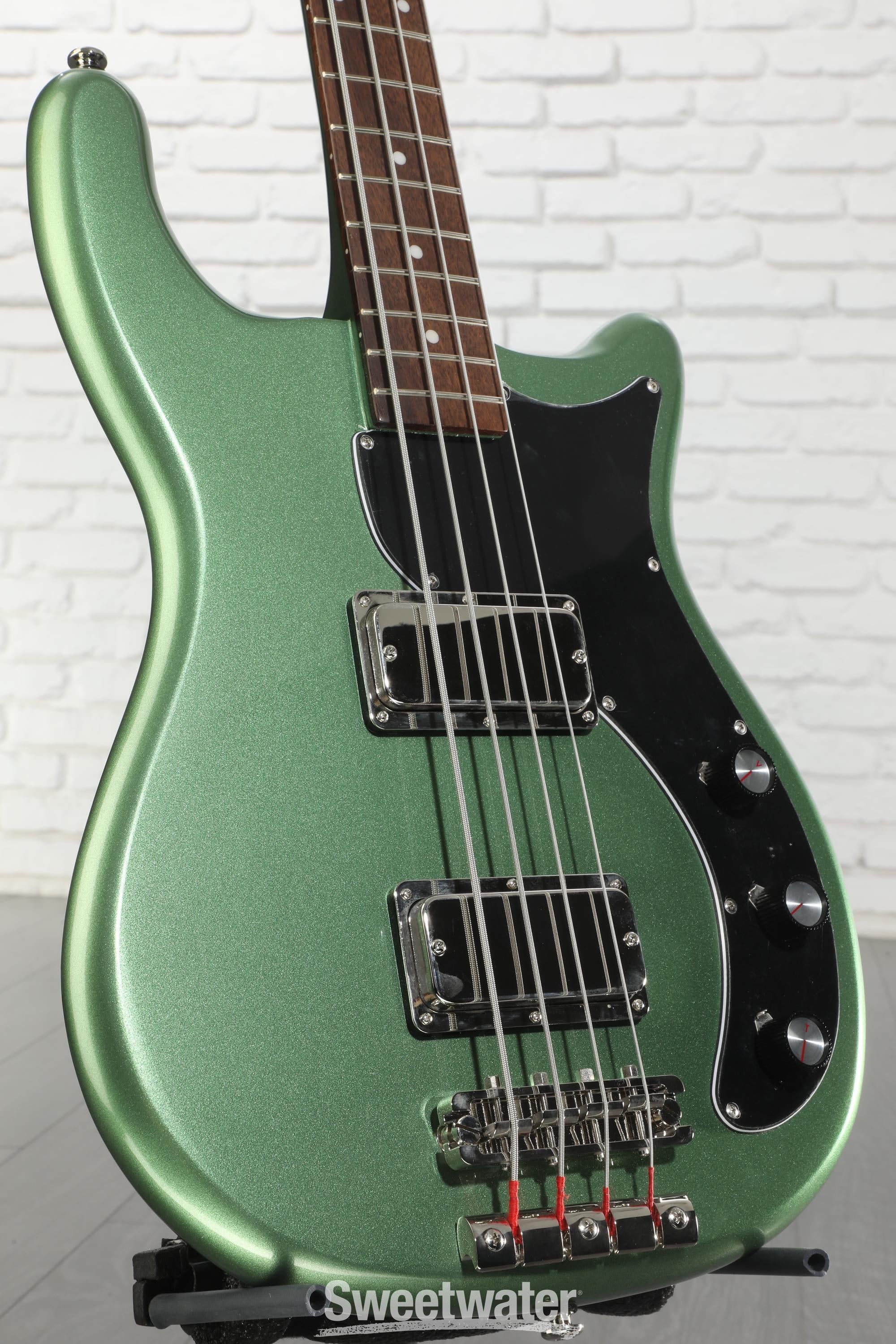 Epiphone Embassy Bass Guitar - Wanderlust Green Metallic | Sweetwater