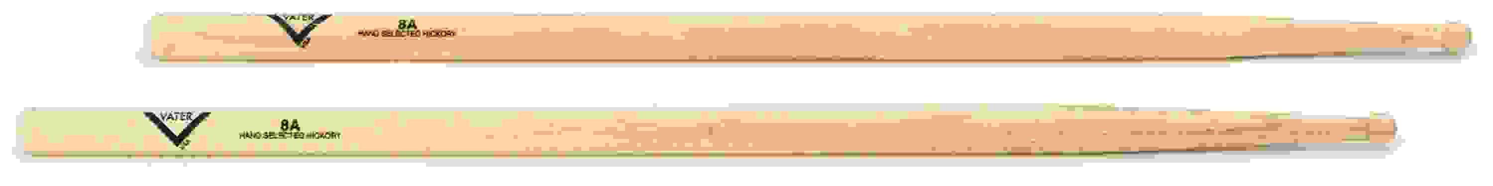 Vater American Hickory Drumsticks - 8A - Wood Tip