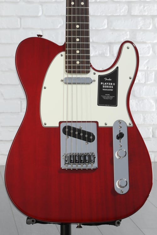Fender Player II Telecaster Electric Guitar - Transparent Cherry with Rosewood Fingerboard