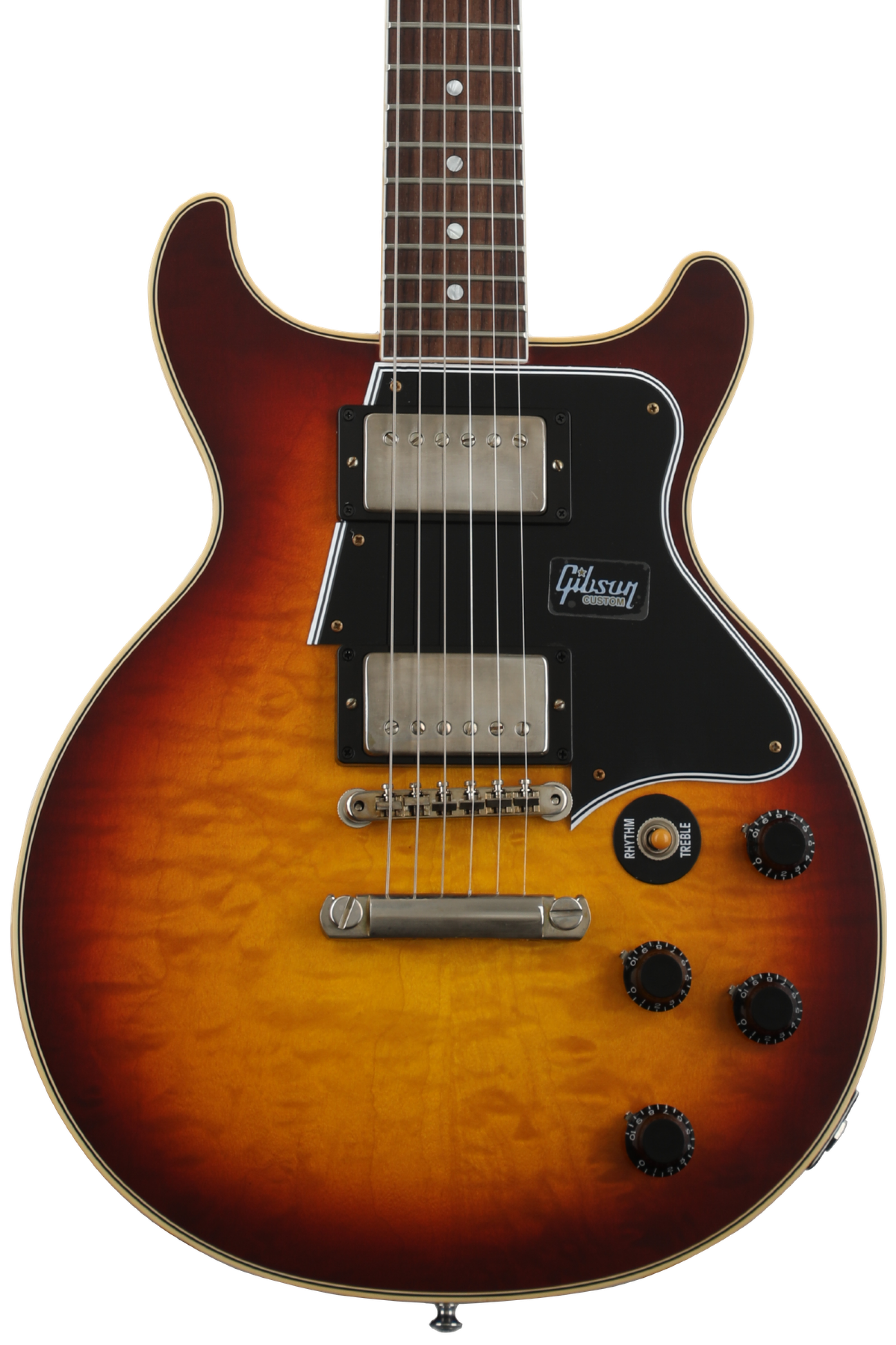 Gibson Custom Les Paul Special Double Cut Figured Maple Top - Bourbon Burst  VOS