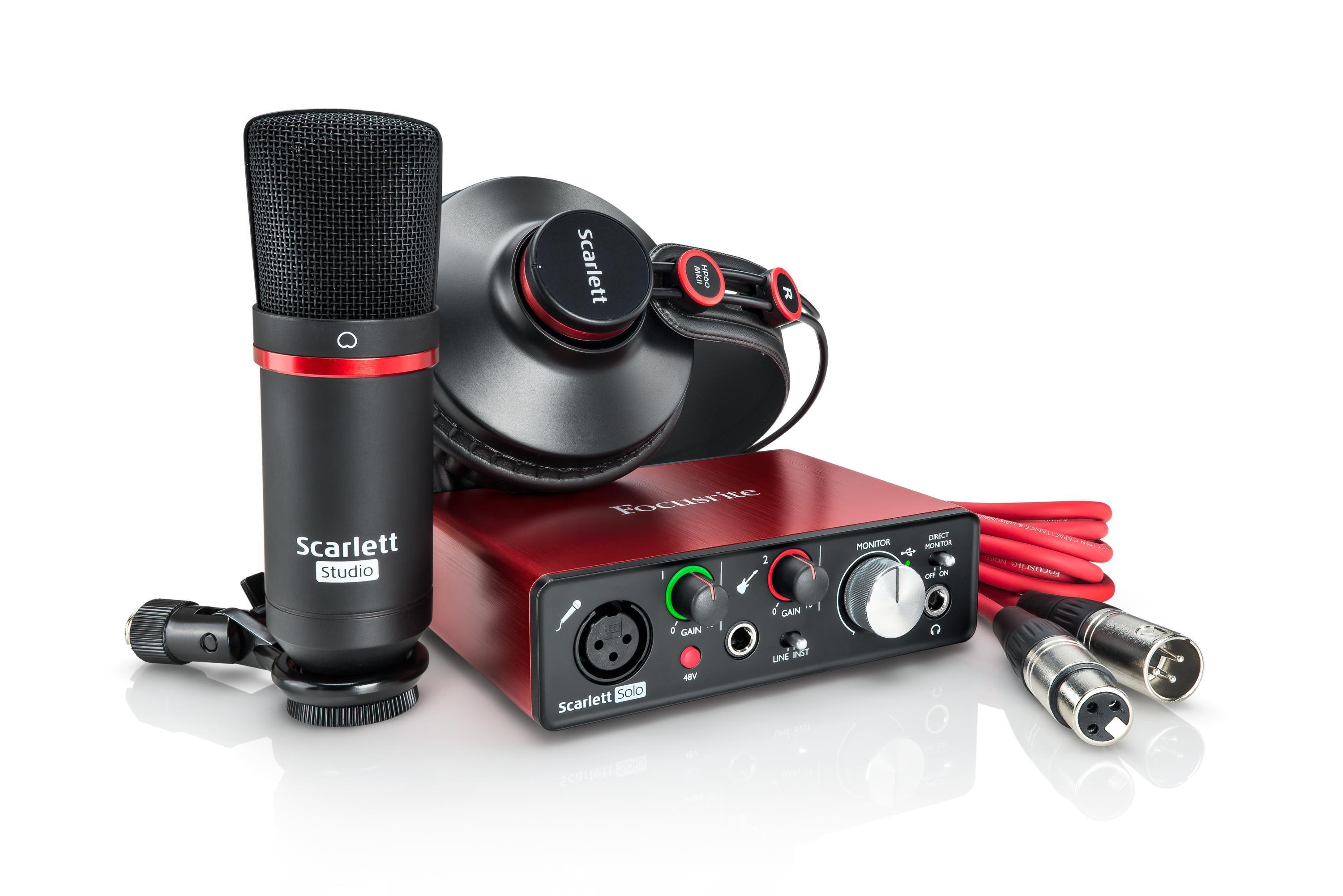 Focusrite Scarlett Solo Studio Recording Bundle | Sweetwater