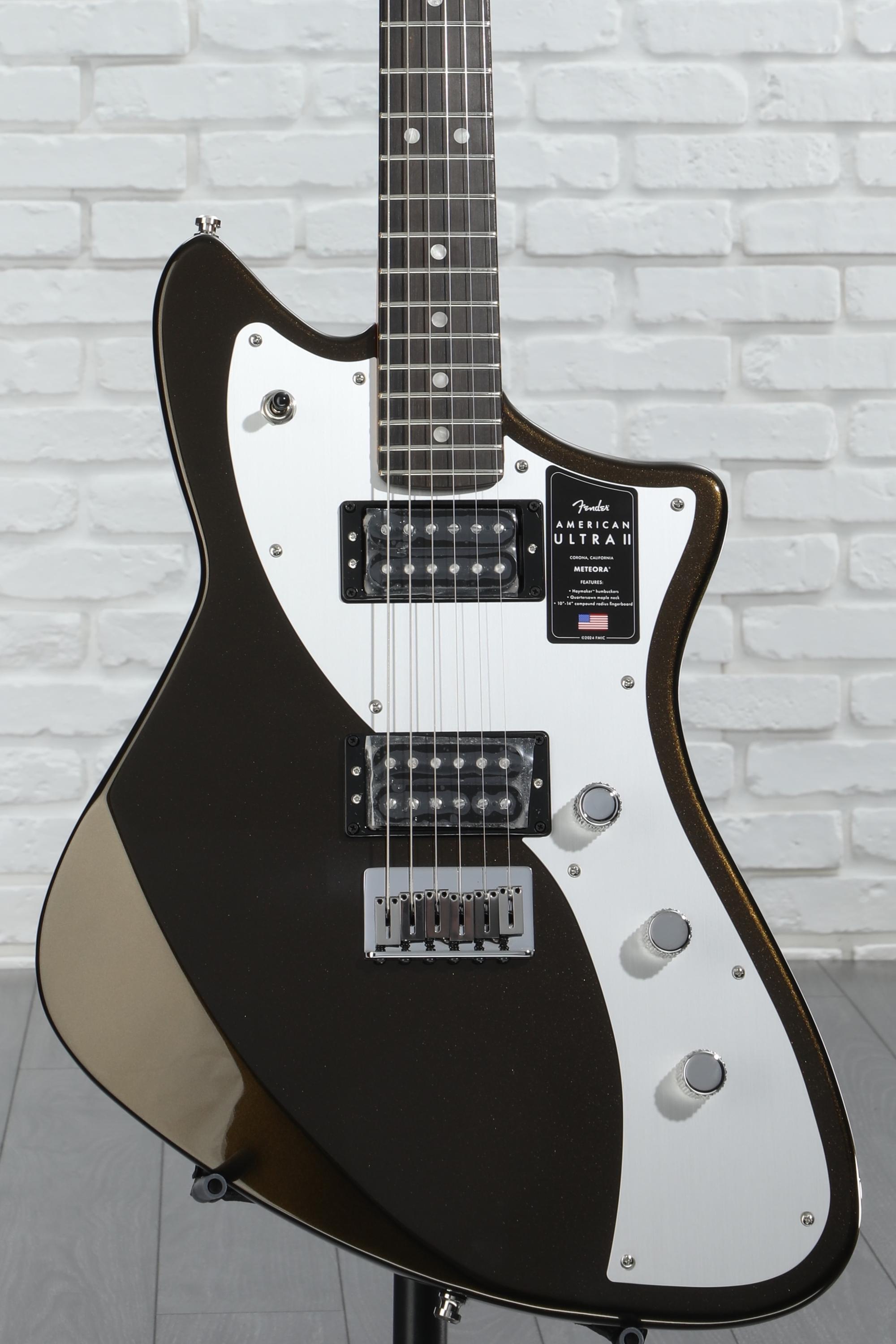 Fender American Ultra II Meteora Electric Guitar - Texas Tea