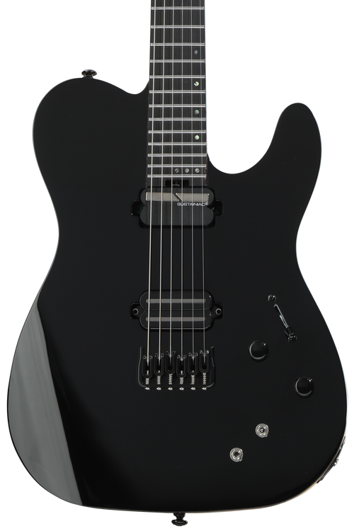 Schecter PT SLS Elite Electric Guitar - Gloss Black, Sweetwater