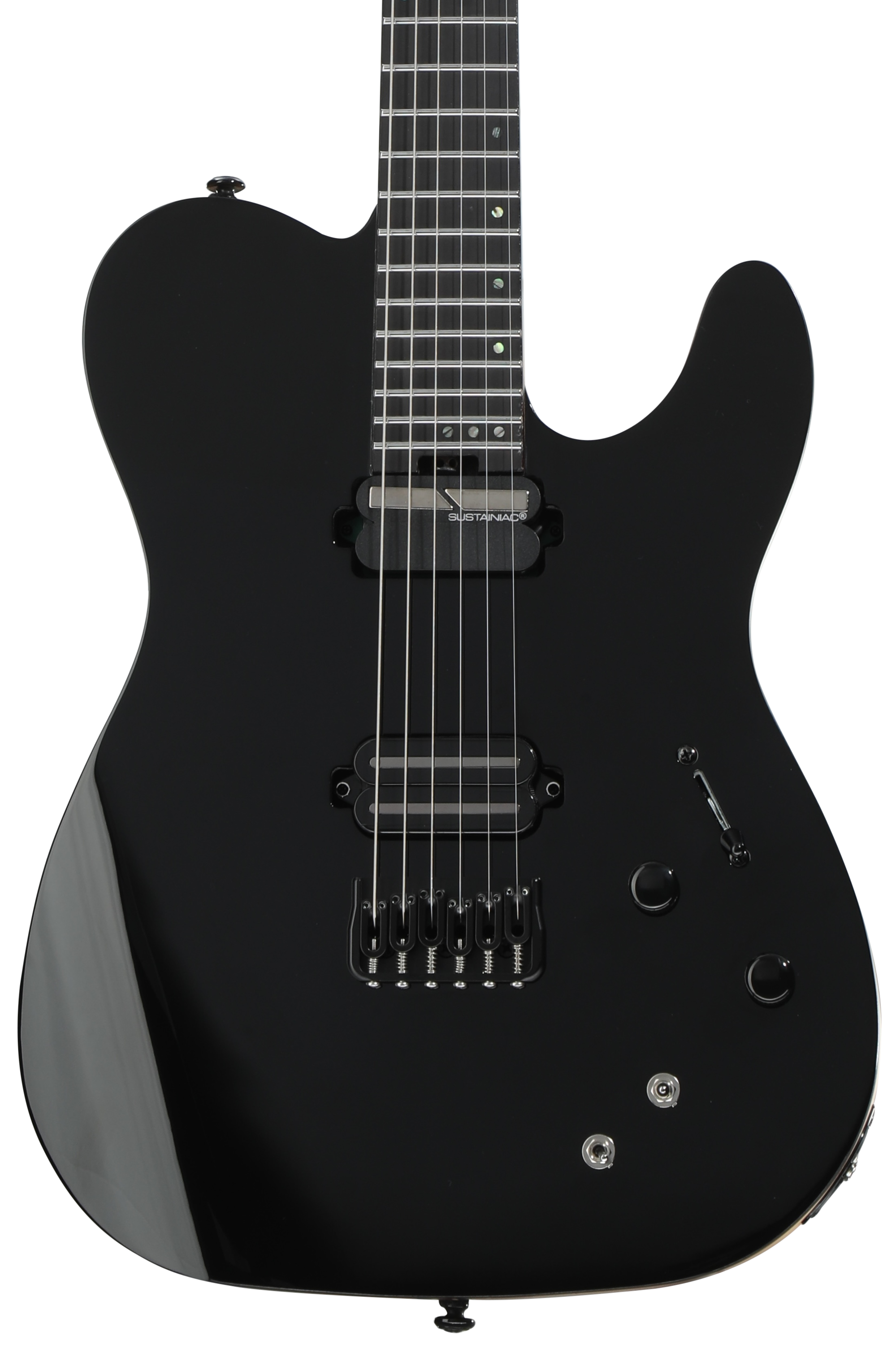 Schecter PT SLS Elite Electric Guitar - Gloss Black, Sweetwater Exclusive