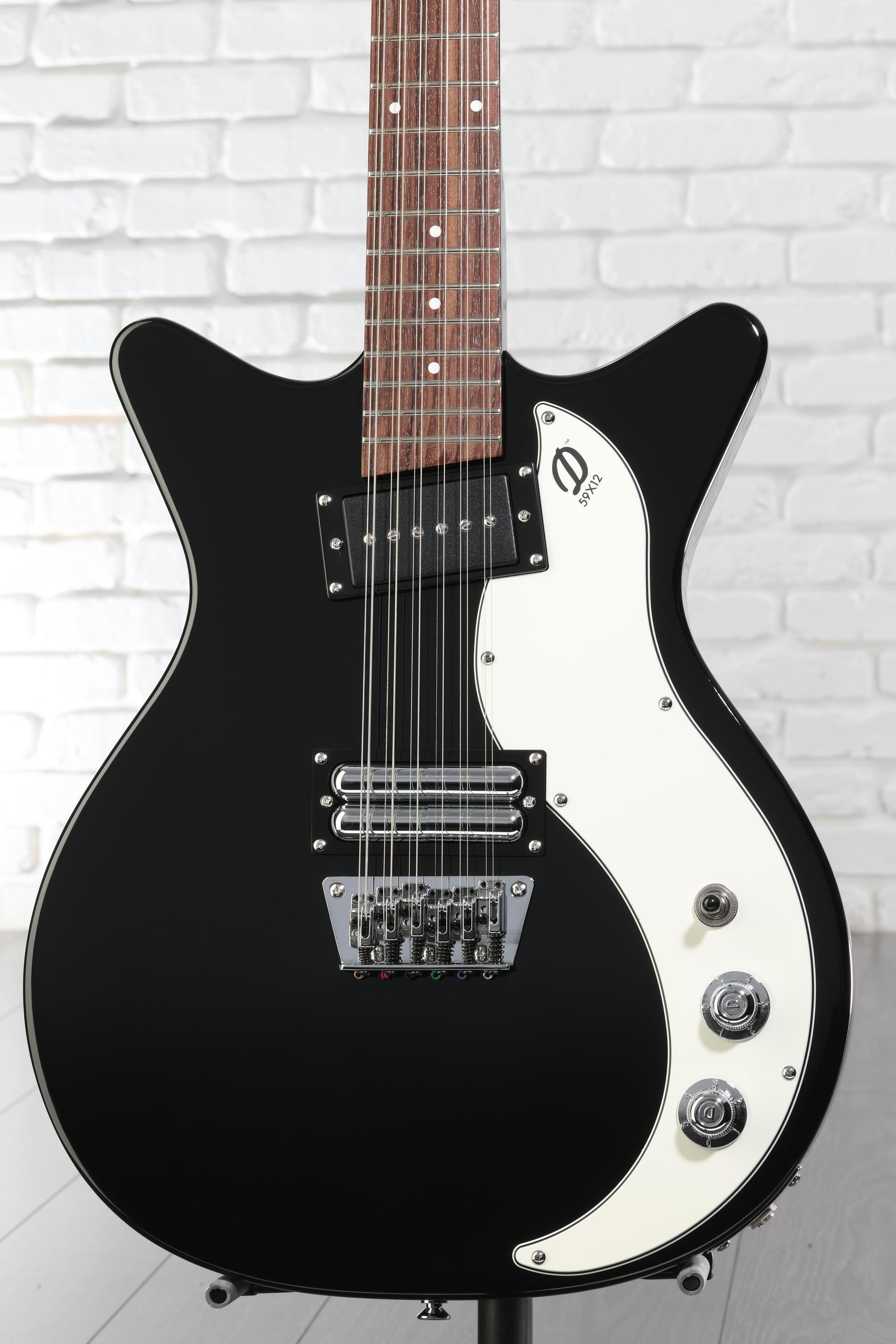 ギター DANELECTRO 59 12 STRING Danelectro 59X12 12-string Electric Guitar - Black | Sweetwater
