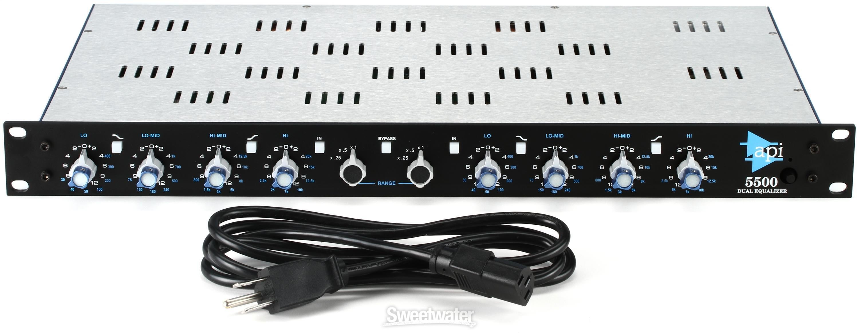 API 5500 2-channel Parametric Equalizer | Sweetwater