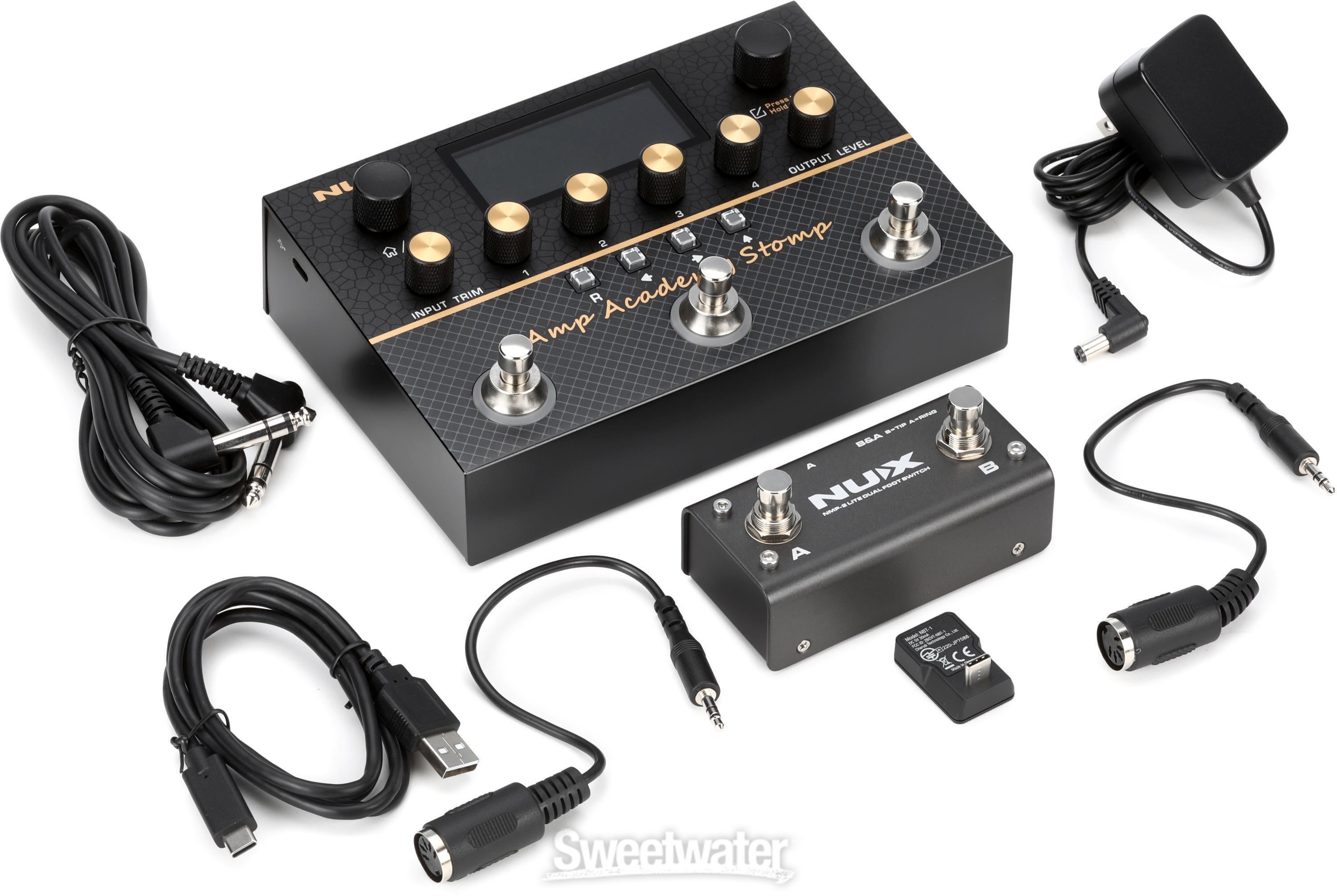 NUX Amp Academy Stomp Modeler Pedal | Sweetwater