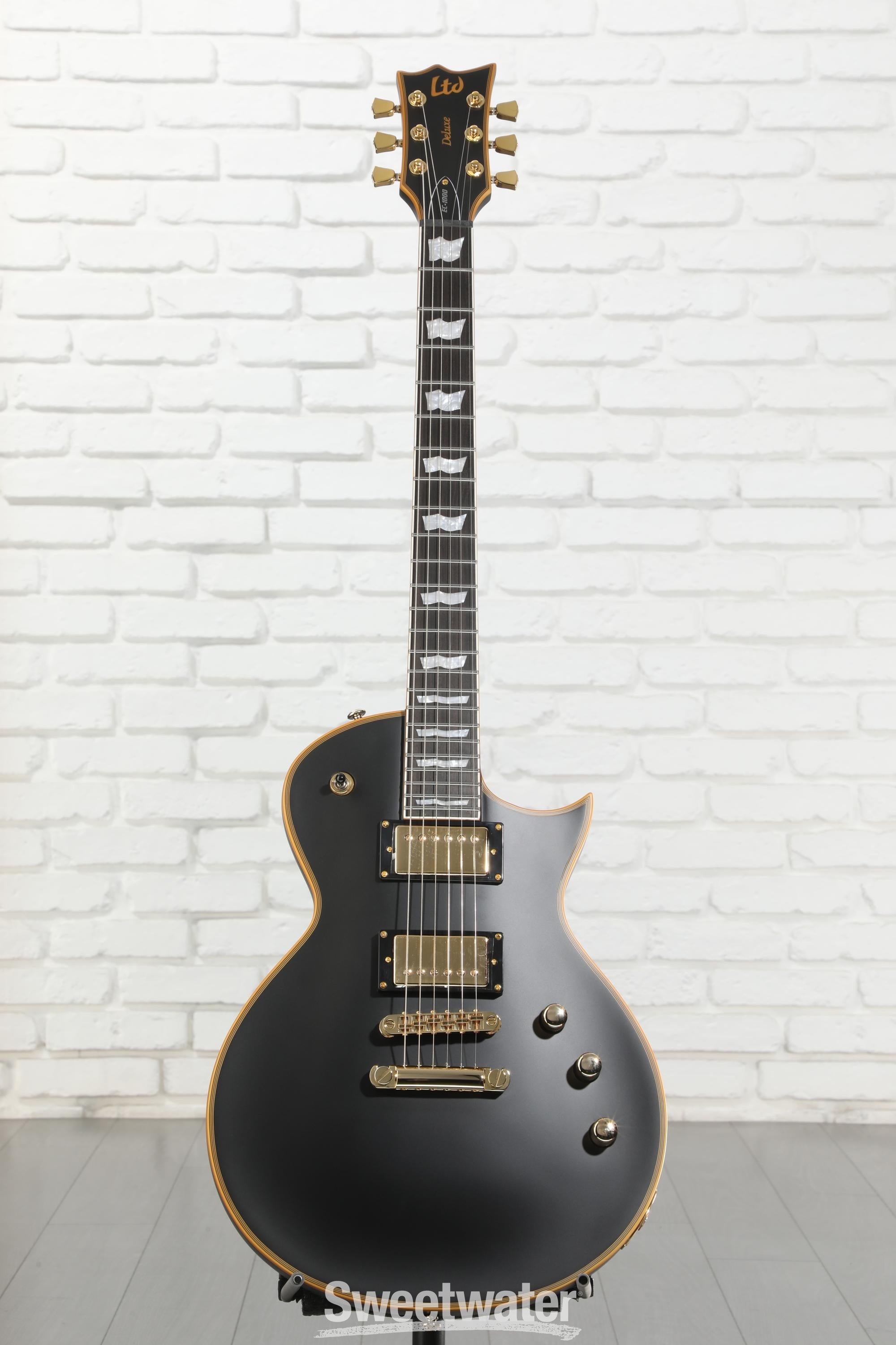 ESP LTD EC-1000 Duncan Electric Guitar - Vintage Black | Sweetwater
