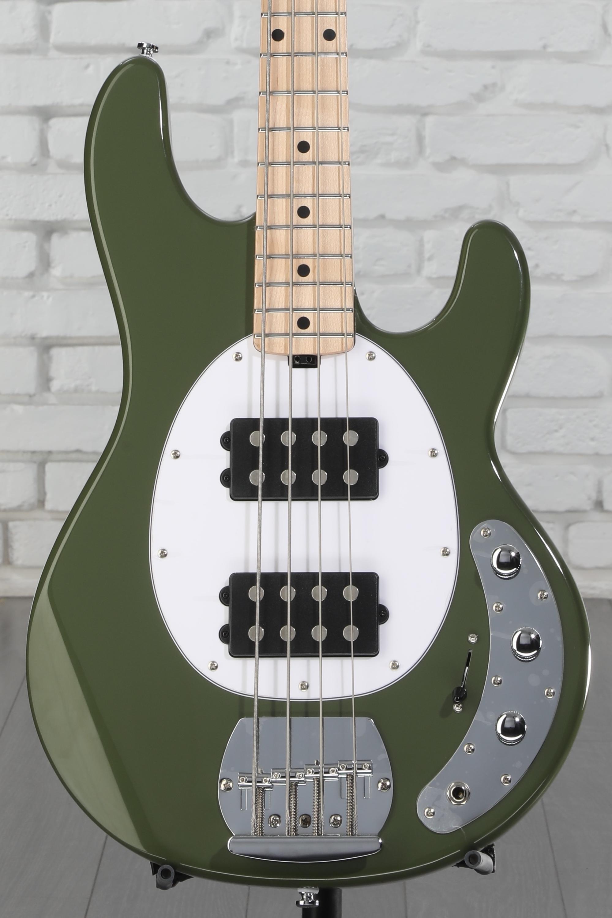Sterling By Music Man StingRay RAY4HH Bass Guitar - Olive