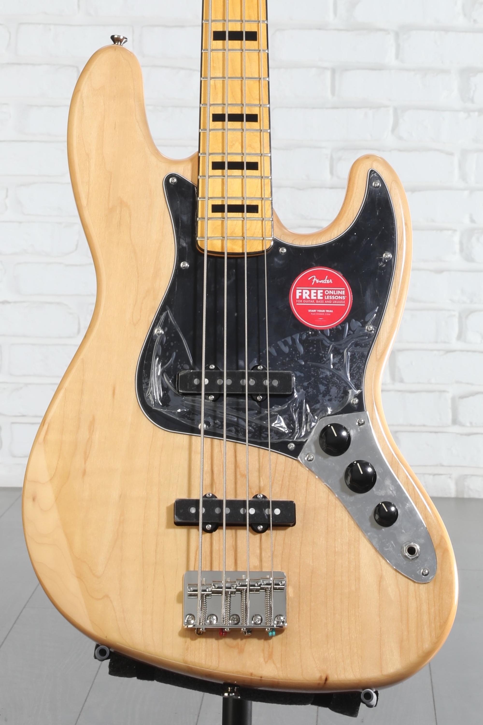 Squier Classic Vibe '70s Jazz Bass - Natural | Sweetwater
