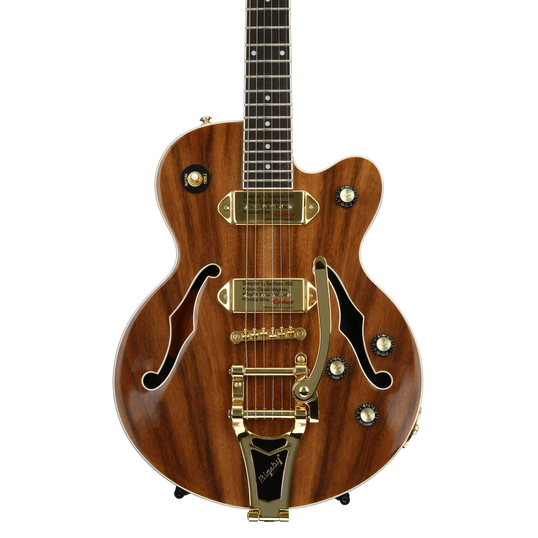Epiphone Wildkat Koa with Bigsby - Natural | Sweetwater Epiphone Wildkat Koa with Bigsby - Natural | Sweetwater