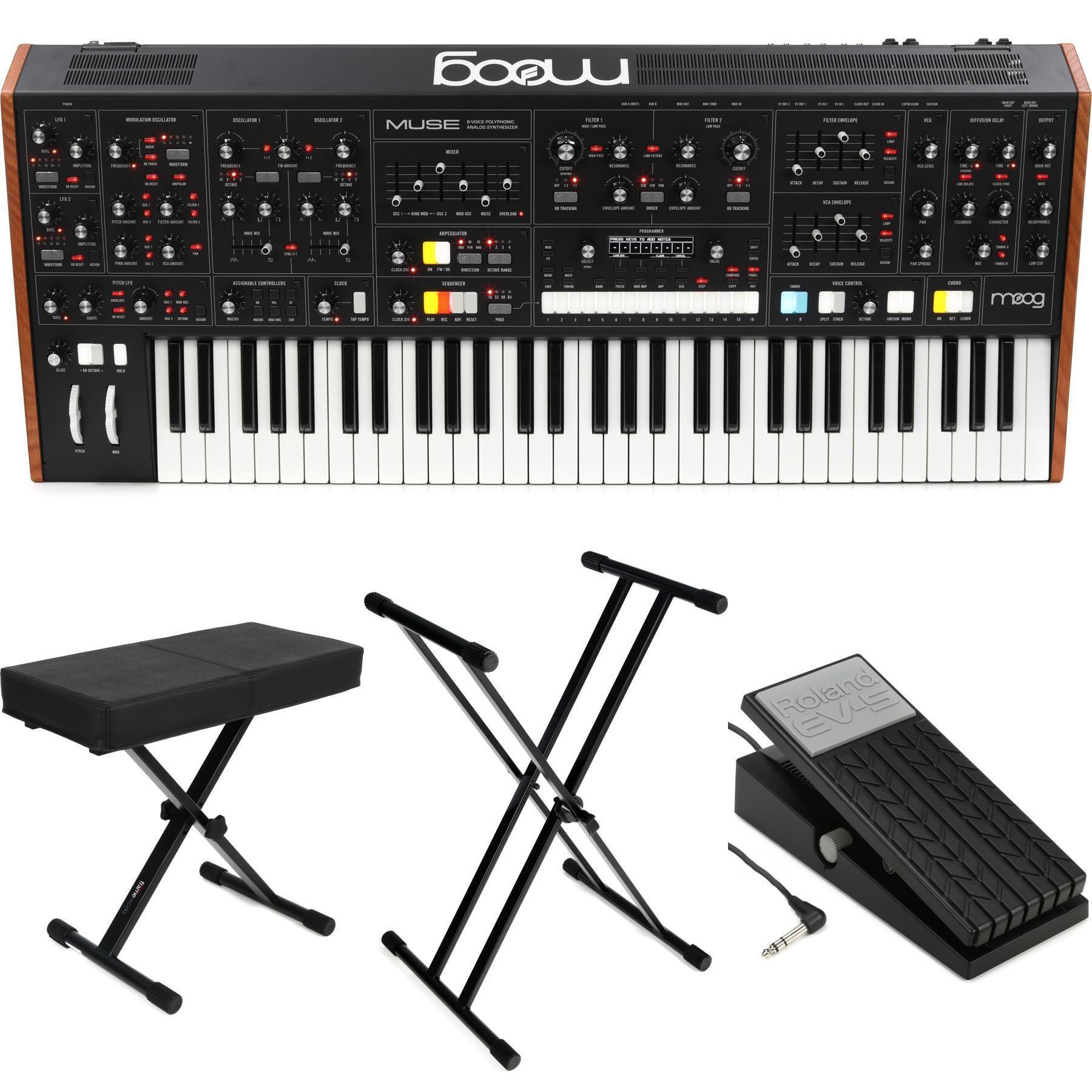 Moog Muse 8-voice Bitimbral Polyphonic Analog Synthesizer