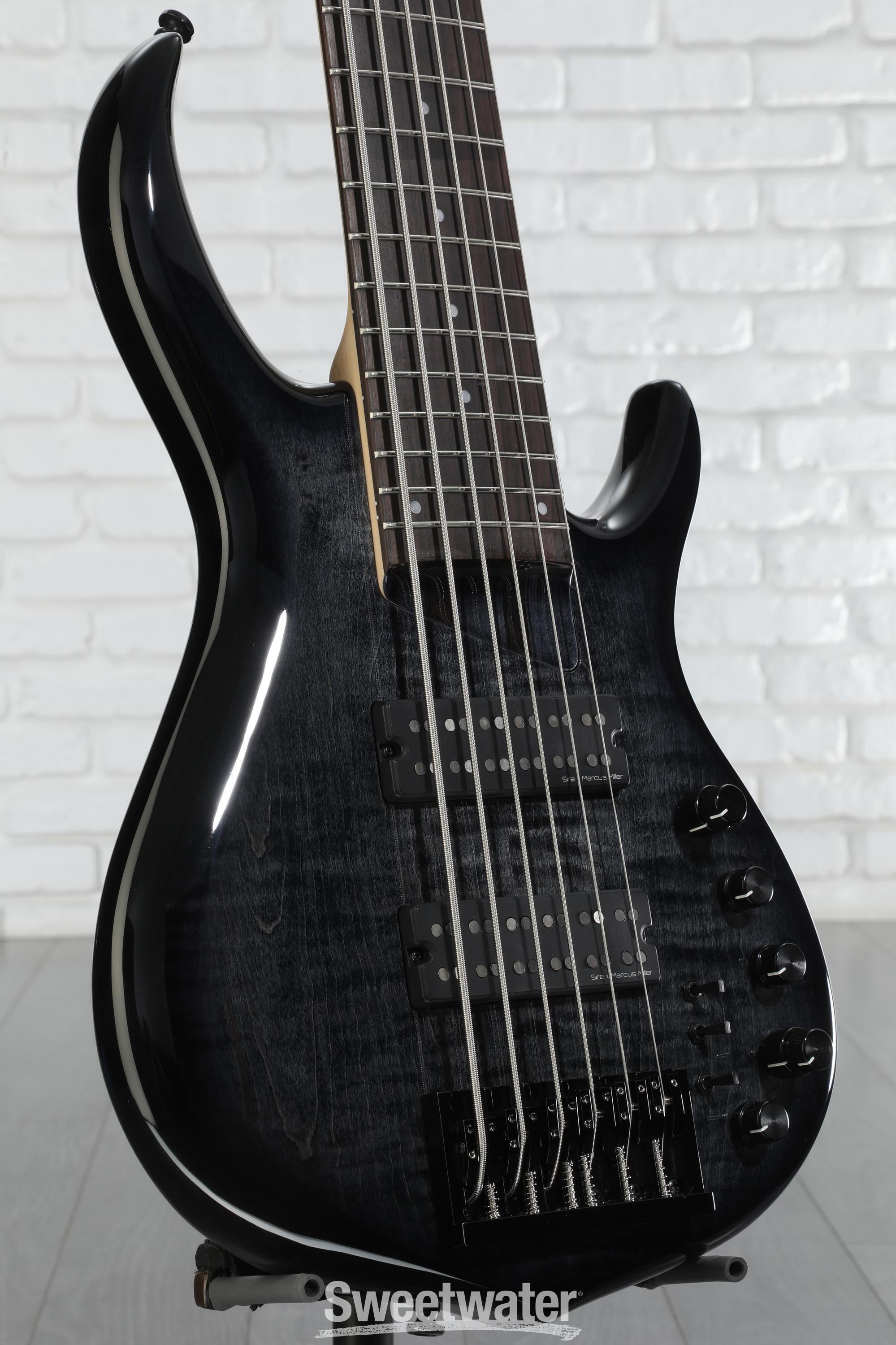 Sire Marcus Miller M7 6-string Bass Guitar - Transparent
