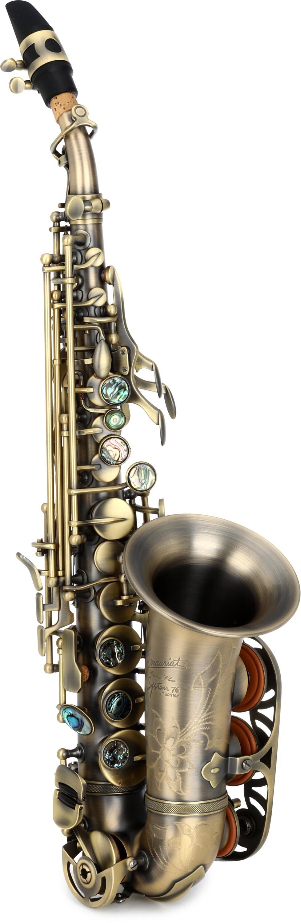P. Mauriat System 76 Curved Soprano Saxophone - Dark Finish