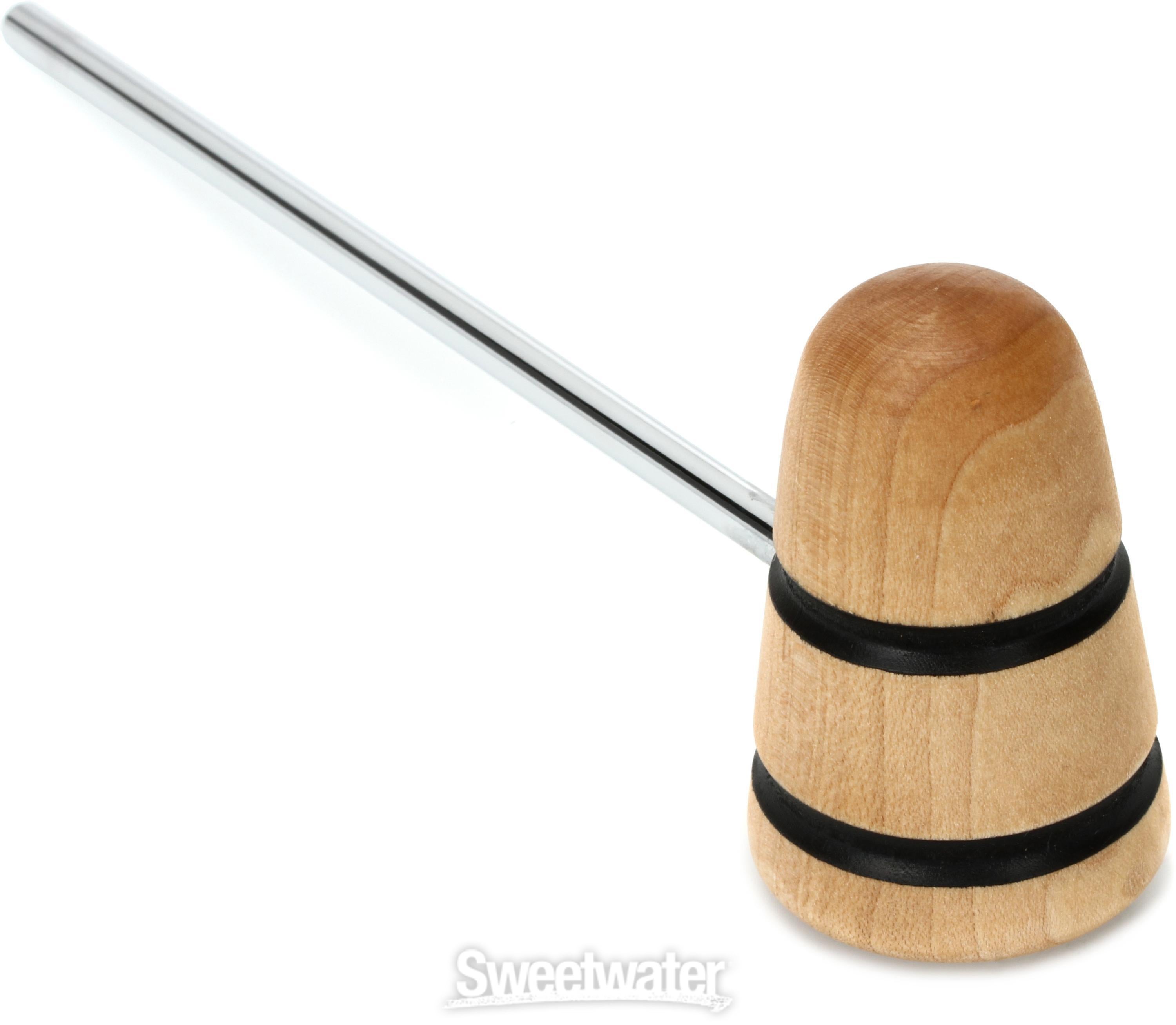 パーカッション・打楽器 Leather Beater[Medium] + Wood L Beater Bass Drum Beaters | Guitar Center