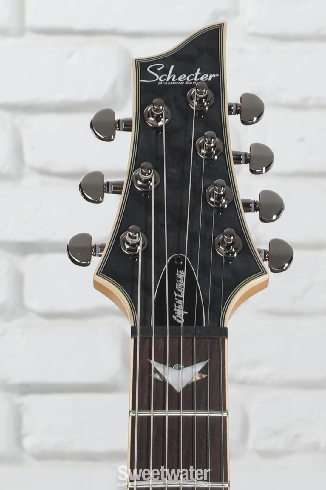 Schecter Omen Extreme-7 Electric Guitar - See Thru Black | Sweetwater