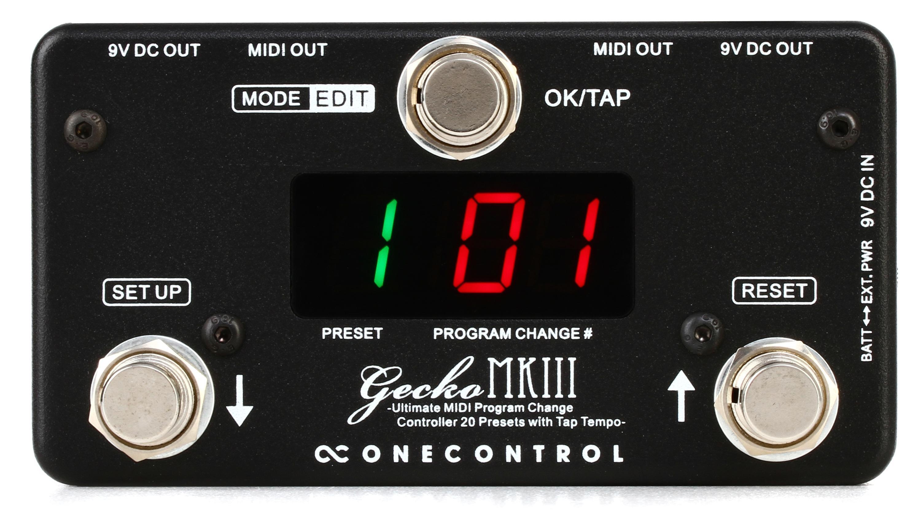 One Control Gecko Mark III MIDI Switcher Reviews | Sweetwater