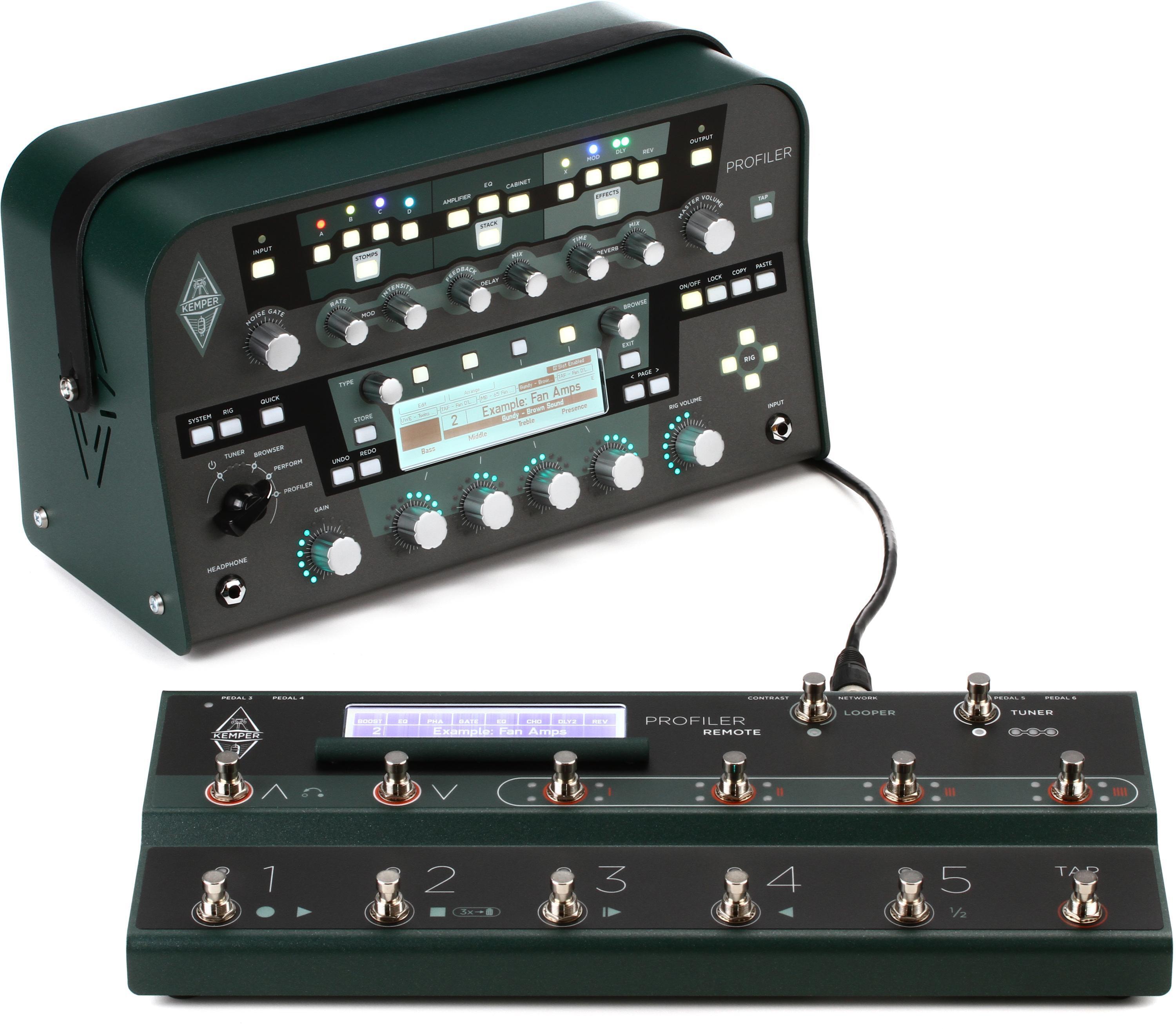 Kemper Profiler Head and Profiler Remote - Black