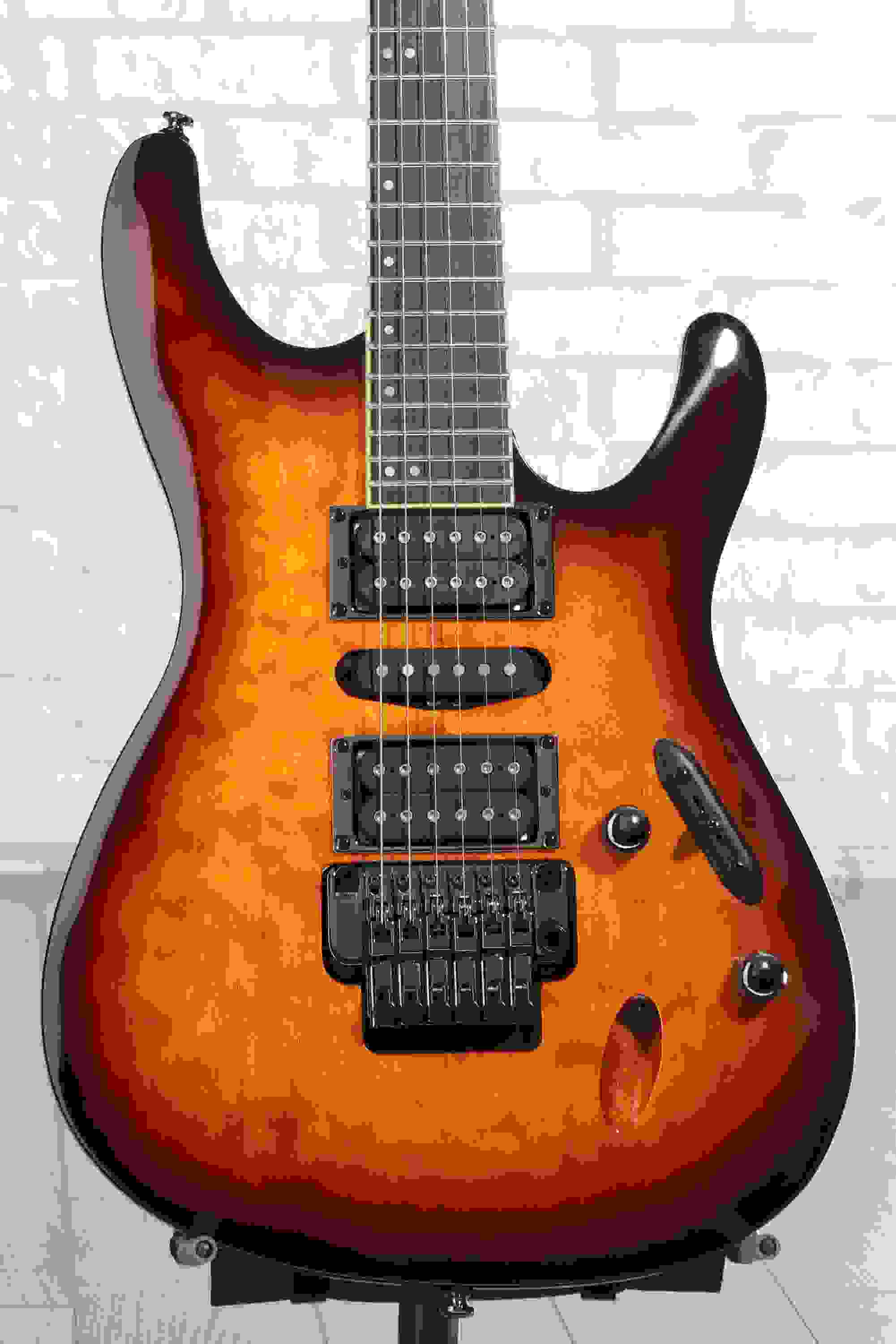 Ibanez S670QM Electric Guitar - Dragon Eye Burst
