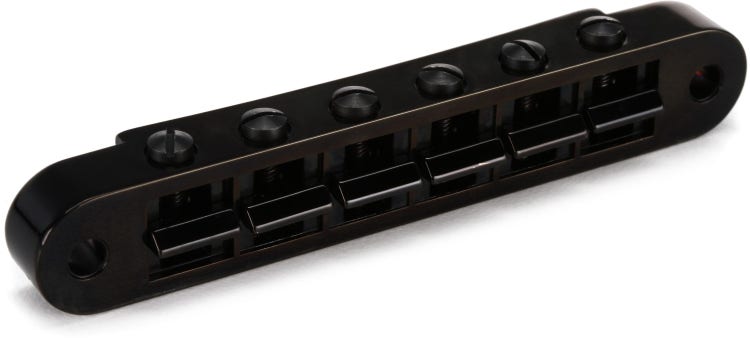 Gibson Aluminum Tune-o-Matic Nashville Bridge - Chrome 2018 | Reverb - Foto 2