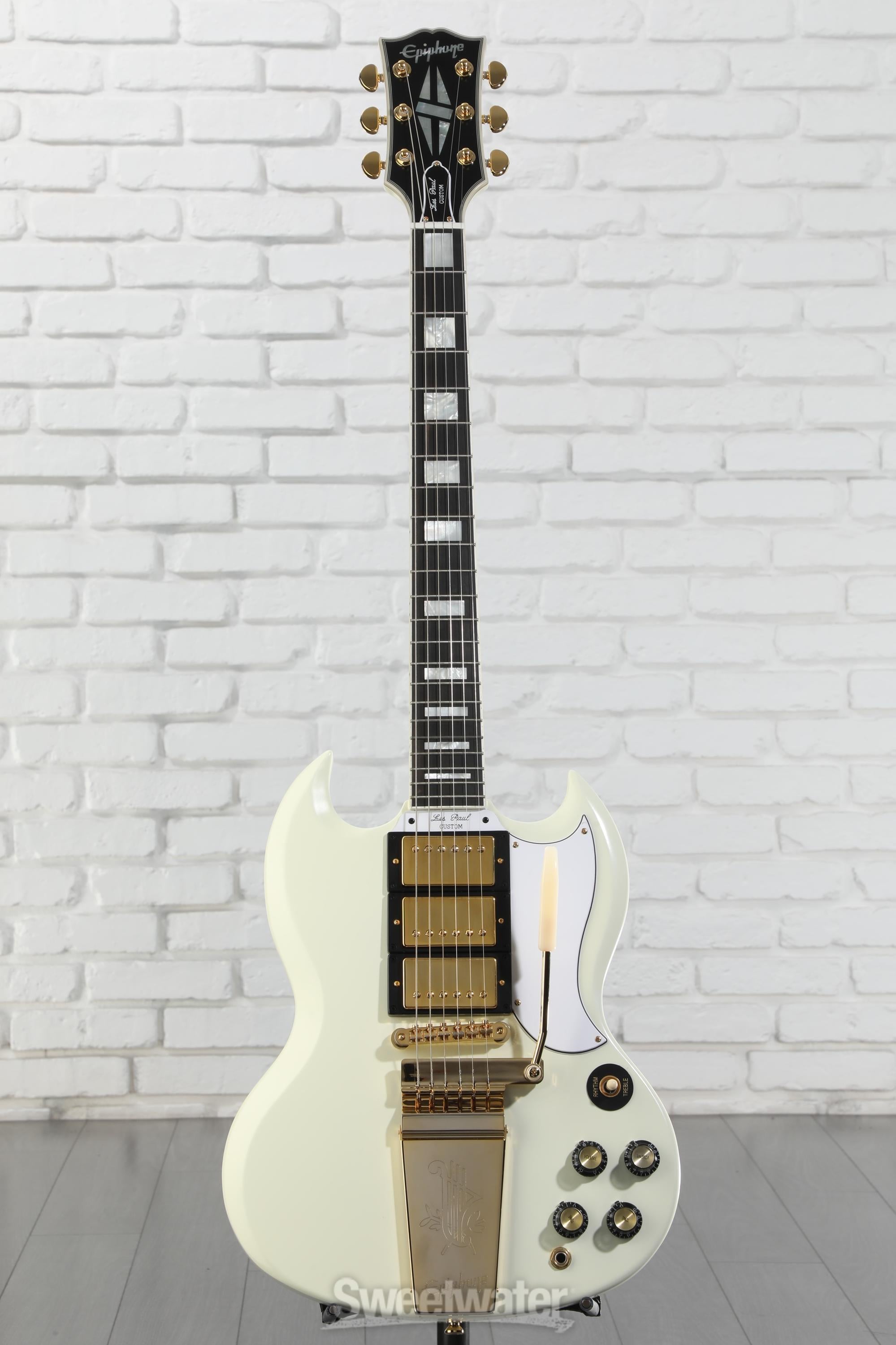 Epiphone 1963 SG Custom Electric Guitar - Classic White VOS