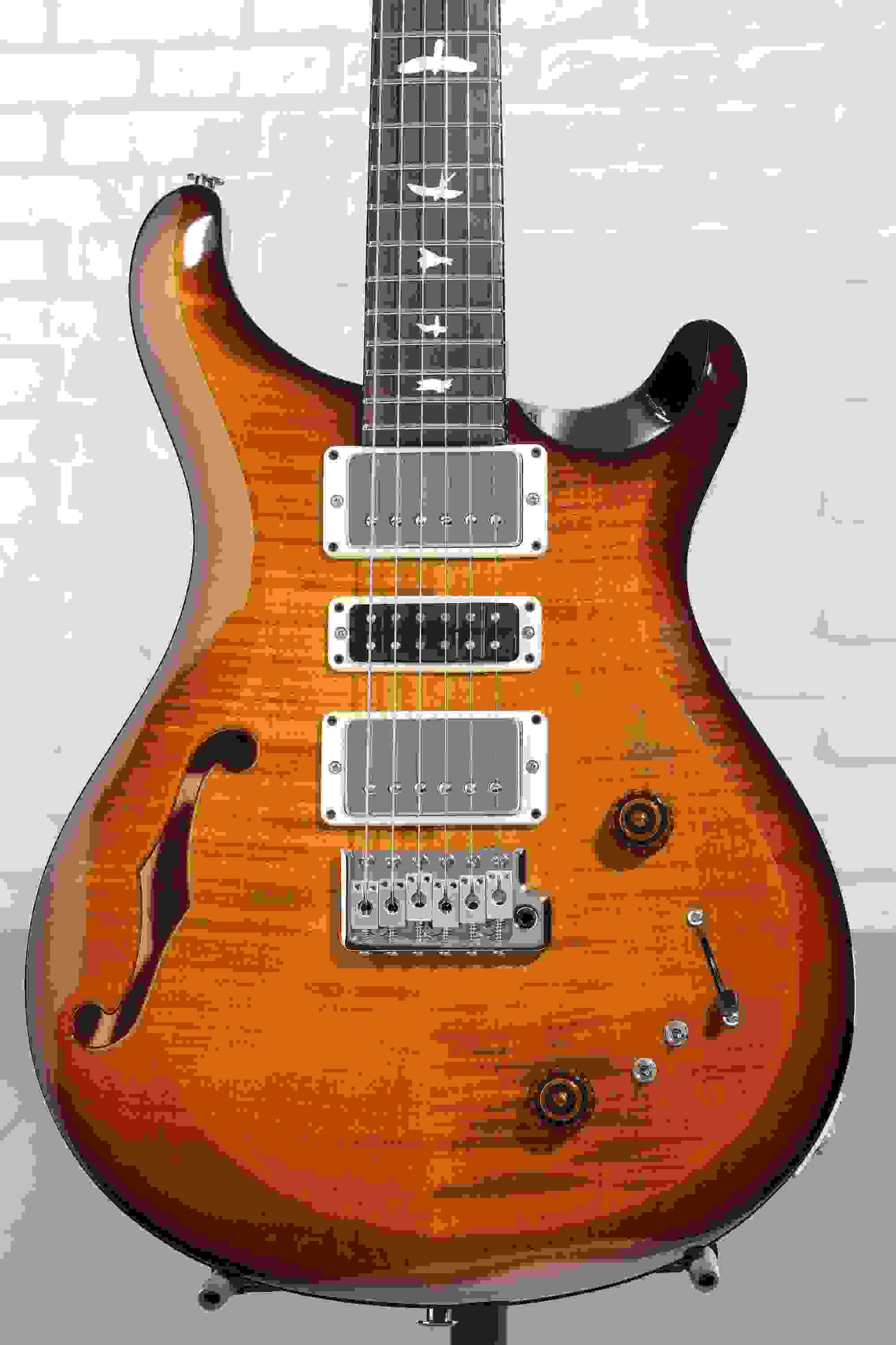 PRS S2 Special Semi-Hollow Electric Guitar - Black Amber