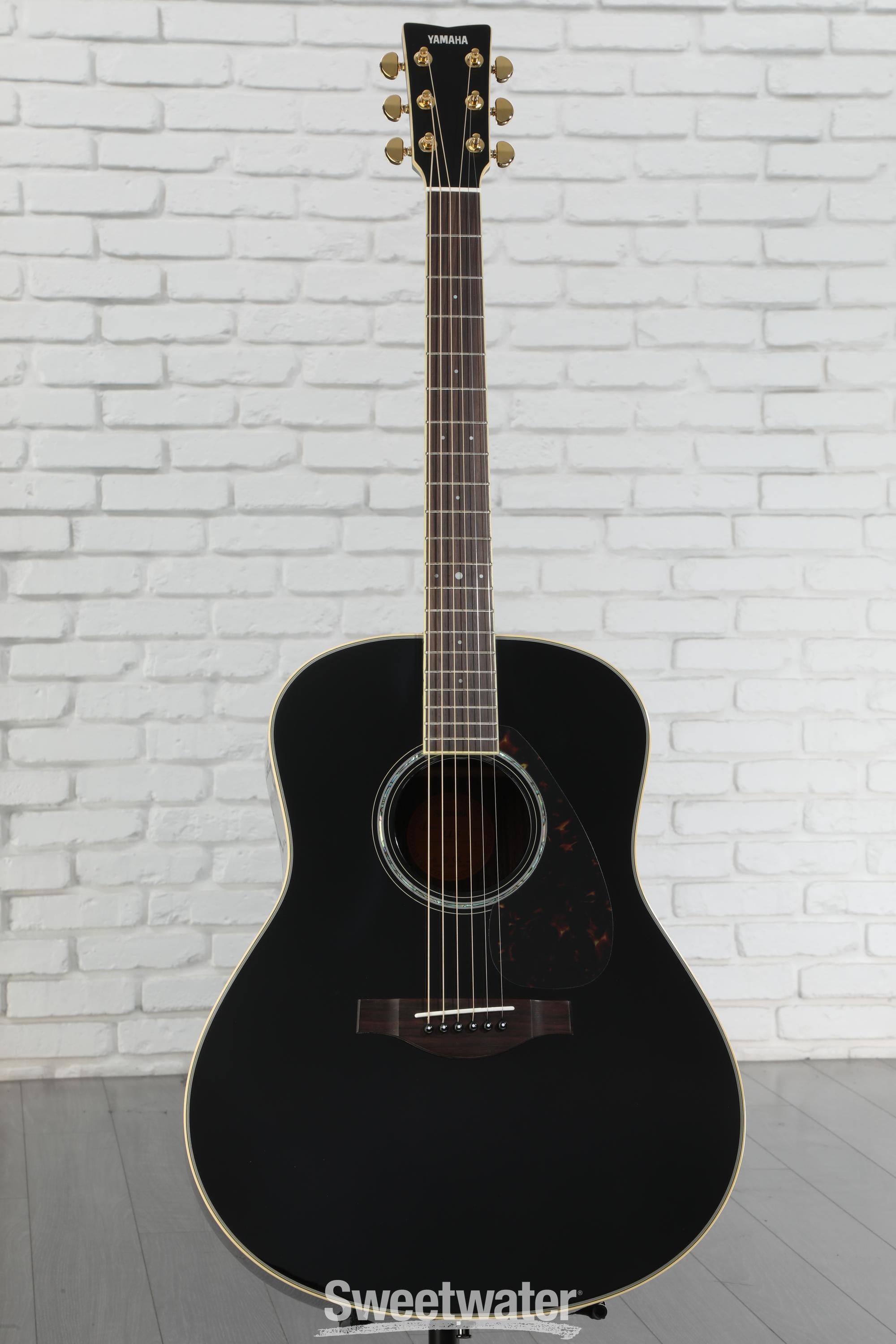 YAMAHA LL6 ARE ブラック Yamaha LL6 ARE Original Jumbo Acoustic Guitar - Black