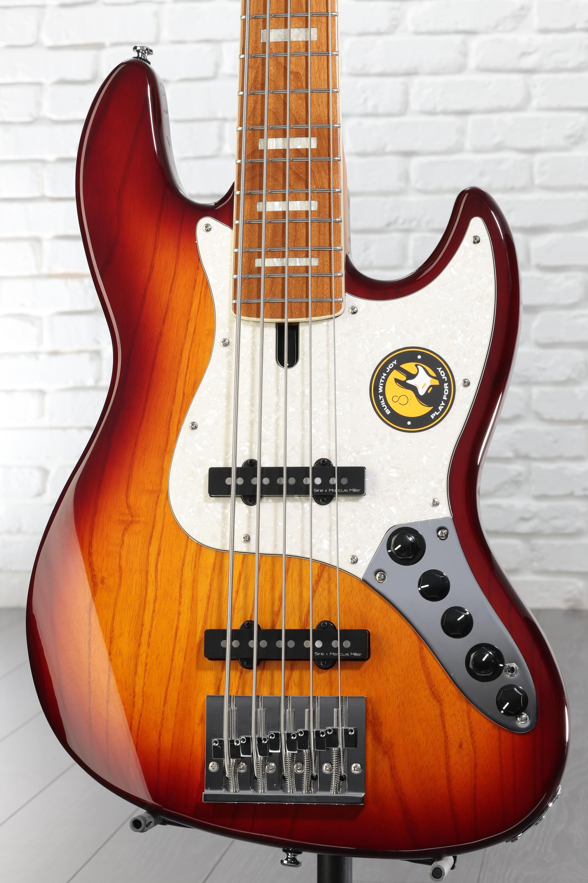 ベース Sire Marcus Miller V8 5-String Sire Marcus Miller V8 5-string Bass Guitar - Tobacco Sunburst